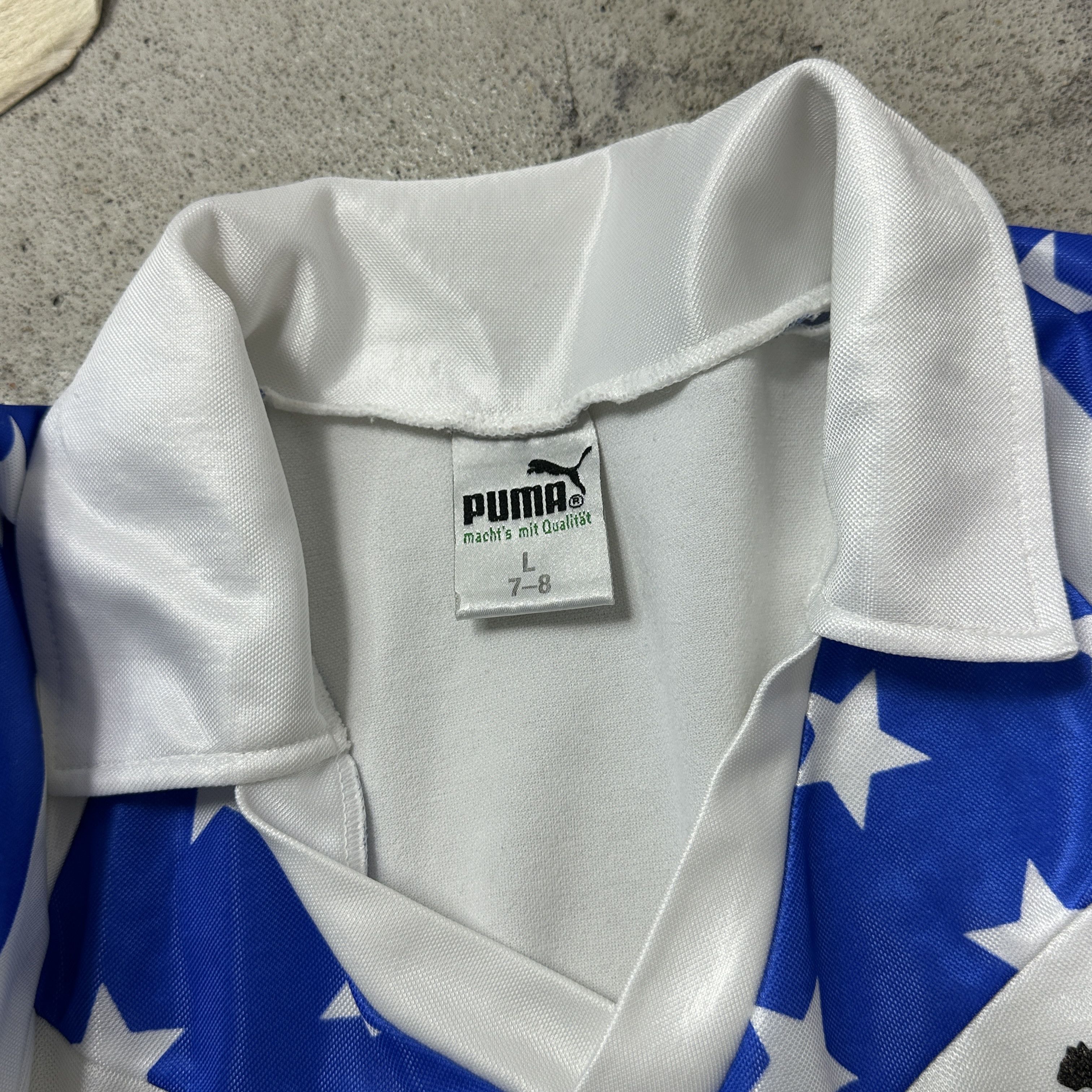 Puma Vintage Streetwear Sporty Puma Siegenia Jersey 80s Size US L / EU 52-54 / 3 - 4 Thumbnail