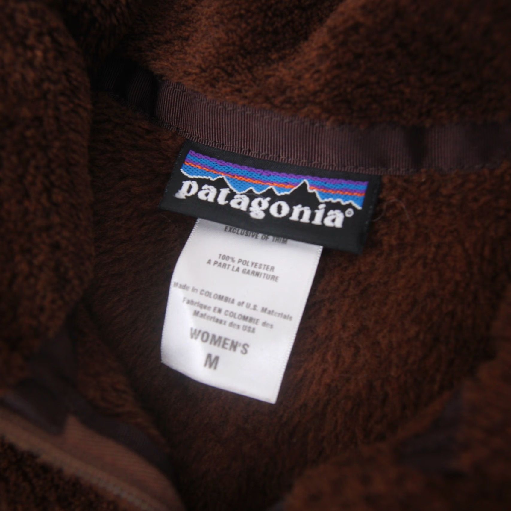 Patagonia Patagonia Womens Medium Brown Fuzzy Pile Fleece Jacket Size M / US 6-8 / IT 42-44 - 4 Thumbnail