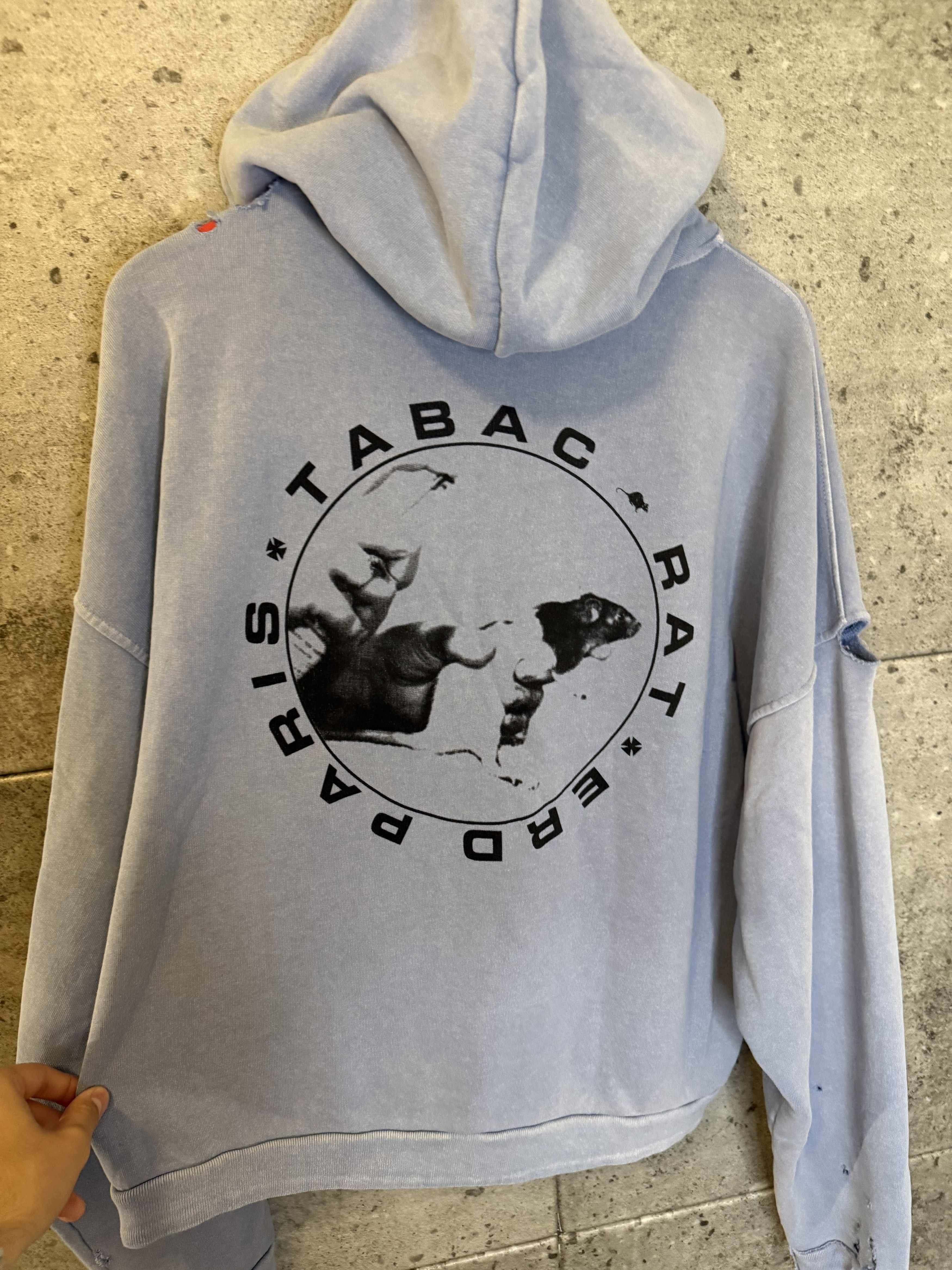Enfants Riches Deprimes Enfants riches deprimes tacab rat distressed zip up hoodie Size US L / EU 52-54 / 3 - 4 Thumbnail