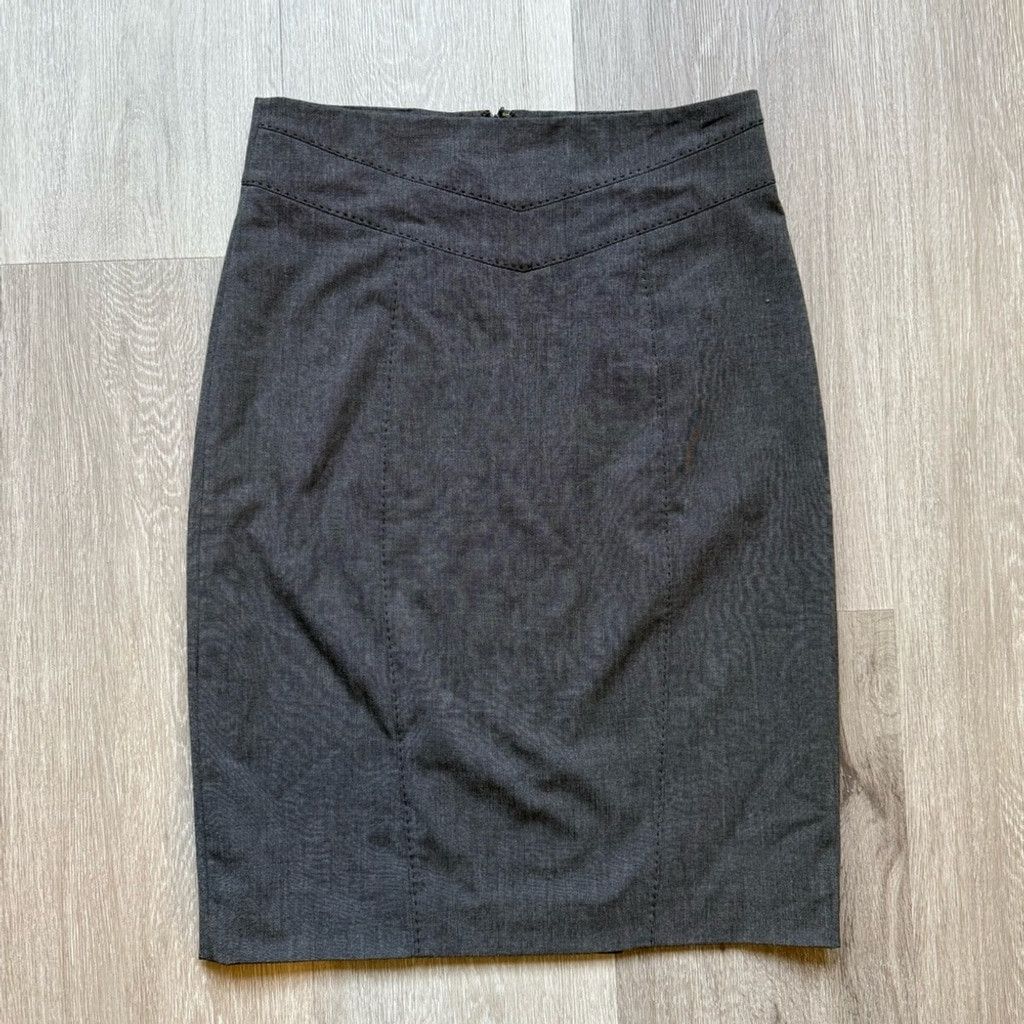 Le Chateau Le Chateau A-Line Skirt - Grey Size 32" / US 10 / IT 46 - 1 Thumbnail