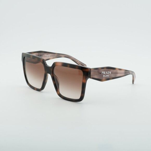 Prada Prada PR24ZS 23A0A6 Sunglasses Muave Havana Square Frame Size ONE SIZE - 1 Thumbnail