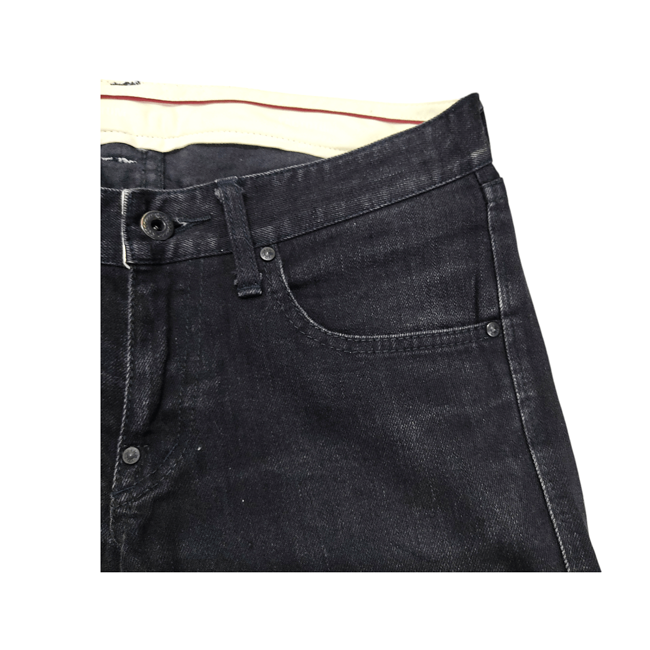Beauty Beast × FACTOTUM × If Six Was Nine FACTOTUM Skinny Slim Fit Super Black Denim Pants Size US 31 - 3 Thumbnail