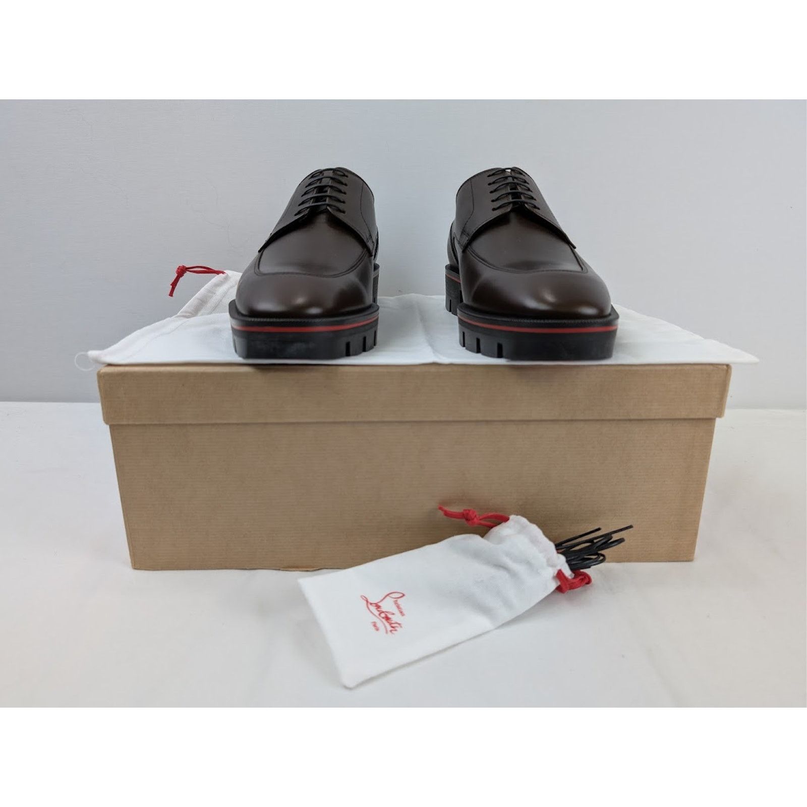 Christian Louboutin o1rshd1 Davisol Flat Shoes in Brown Size US 10 / EU 43 - 15 Thumbnail