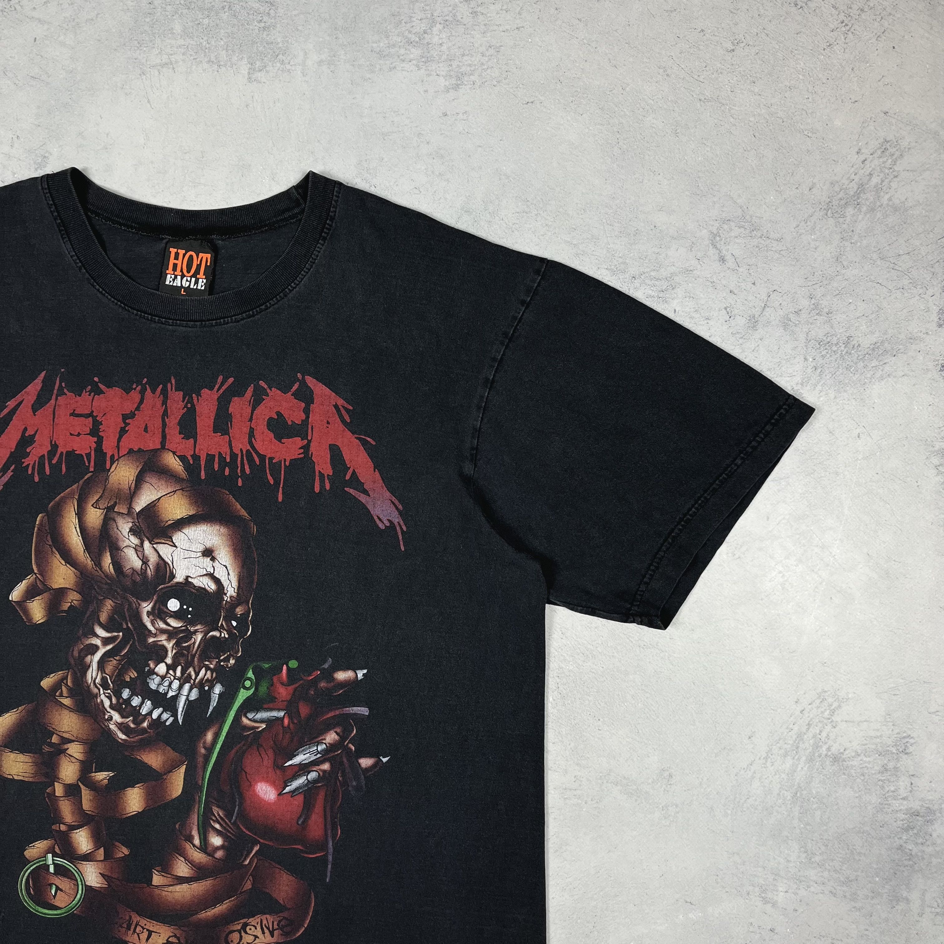 Band Tees Vintage Metallica Heart Explosive Rock Band T Shirt 90’s Size US L / EU 52-54 / 3 - 3 Thumbnail
