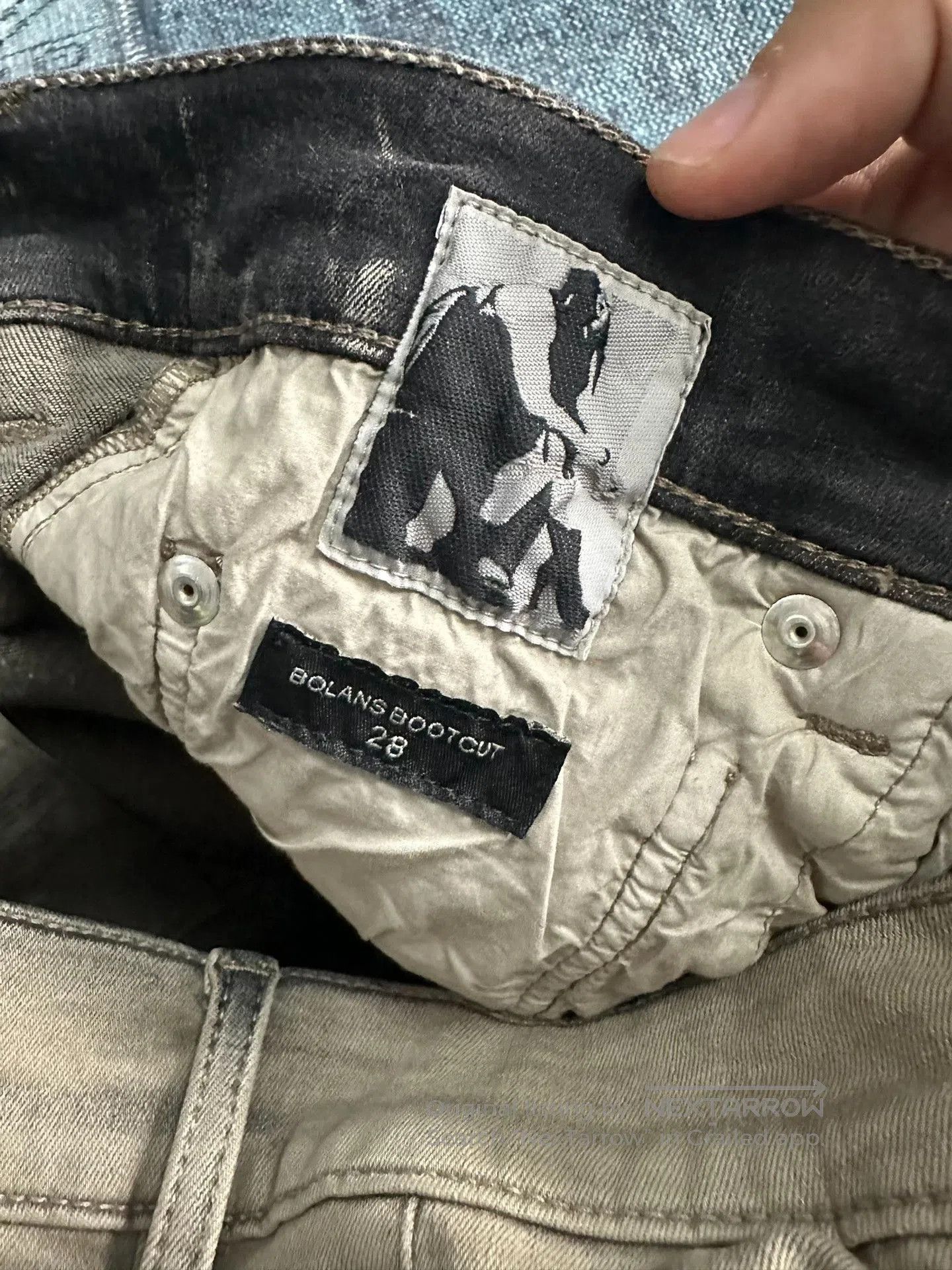 Rick Owens Rick Owens 22FW Waxed Flared Jeans. Size 28" / US 6 / IT 42 - 6 Thumbnail