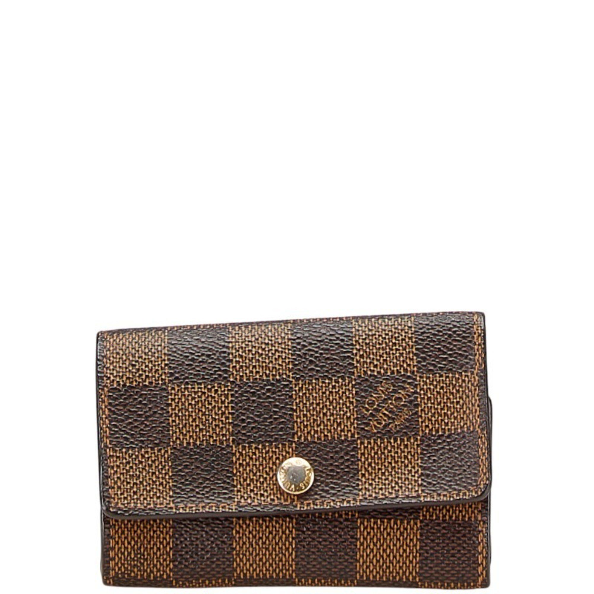 Louis Vuitton Louis Vuitton Damier Multicle 6 Key Case N62630 Brown PVC Leather Women's LOUIS VUITTON Size ONE SIZE - 1 Thumbnail