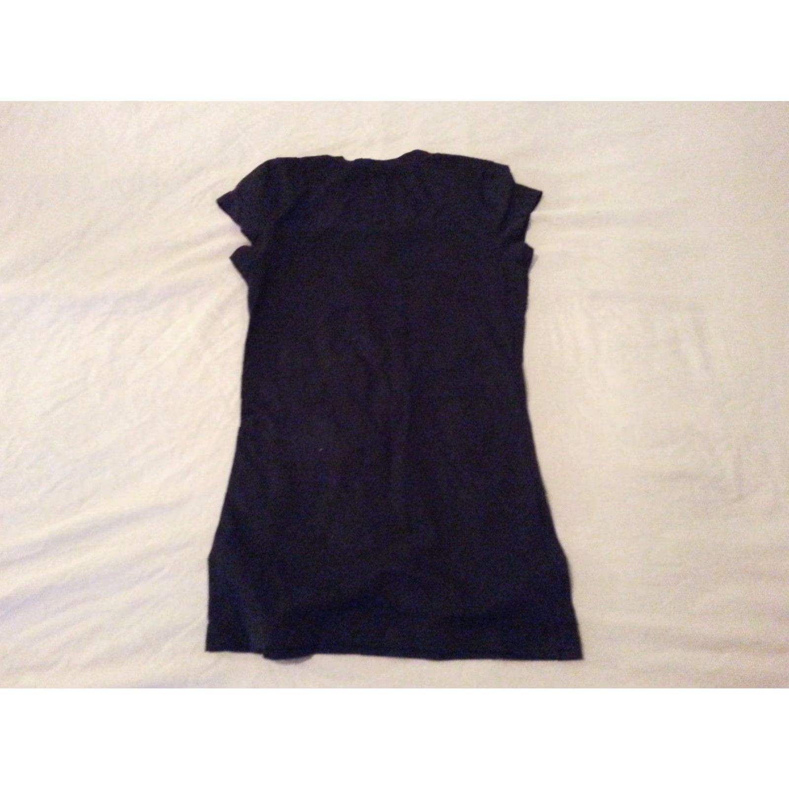 Vintage Womens Jersey Shirt Black Cotton S New Jersey Angel City Dirty Size M / US 6-8 / IT 42-44 - 2 Thumbnail