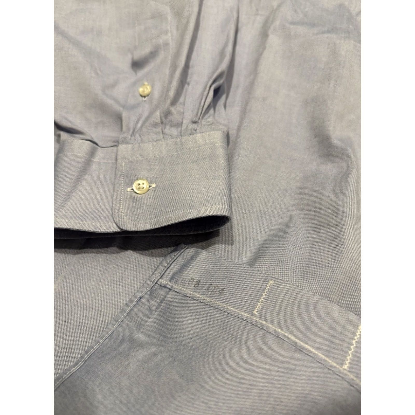 Vintage Gitman Bros. Oxford Button Down Shirt Vintage Mens Blue USA Striped Long Sleeve Size US XXL / EU 58 / 5 - 4 Thumbnail