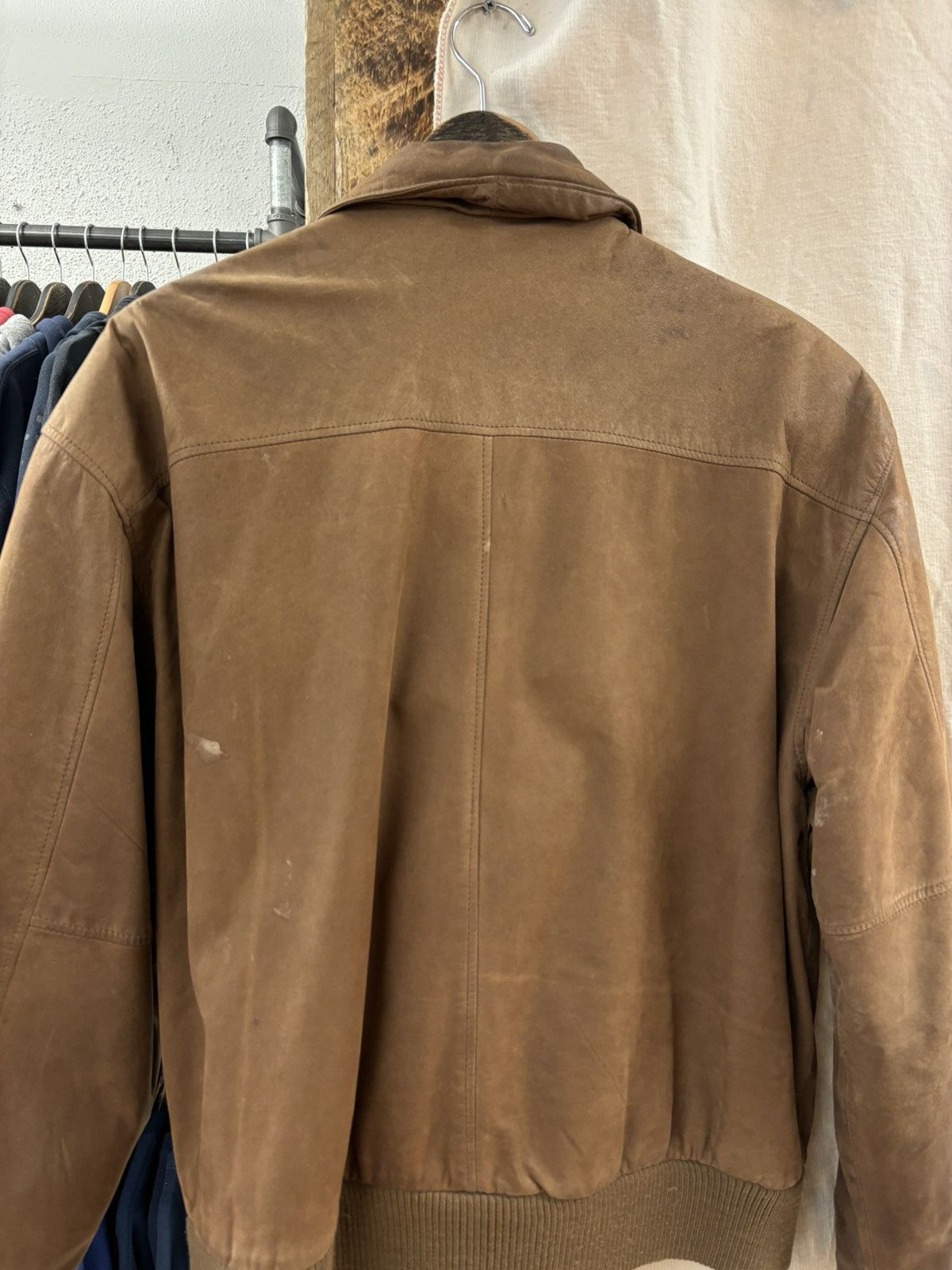 Vintage Vintage Red Head Brown Leather Jacket Size US L / EU 52-54 / 3 - 4 Thumbnail