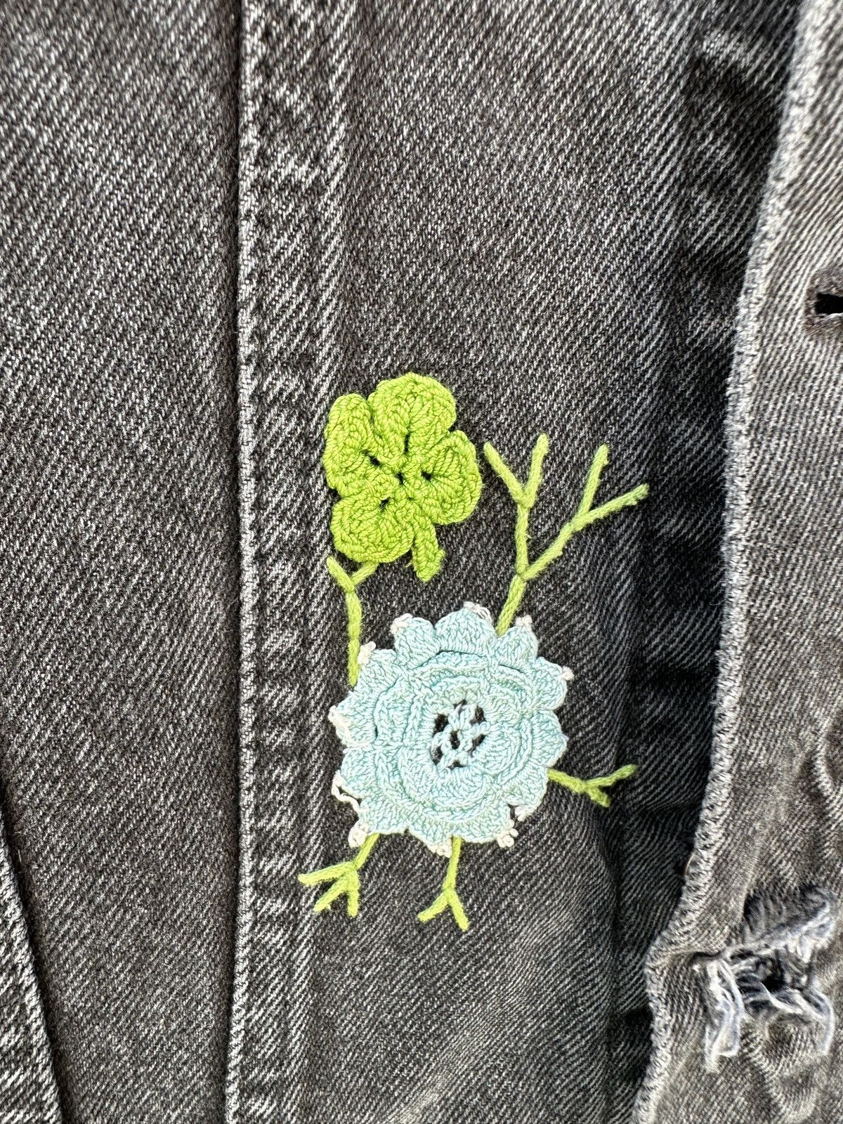 Levi's Levi’s x Bentgablenits Embroidered Vintage Denim Jacket Size US S / EU 44-46 / 1 - 6 Thumbnail