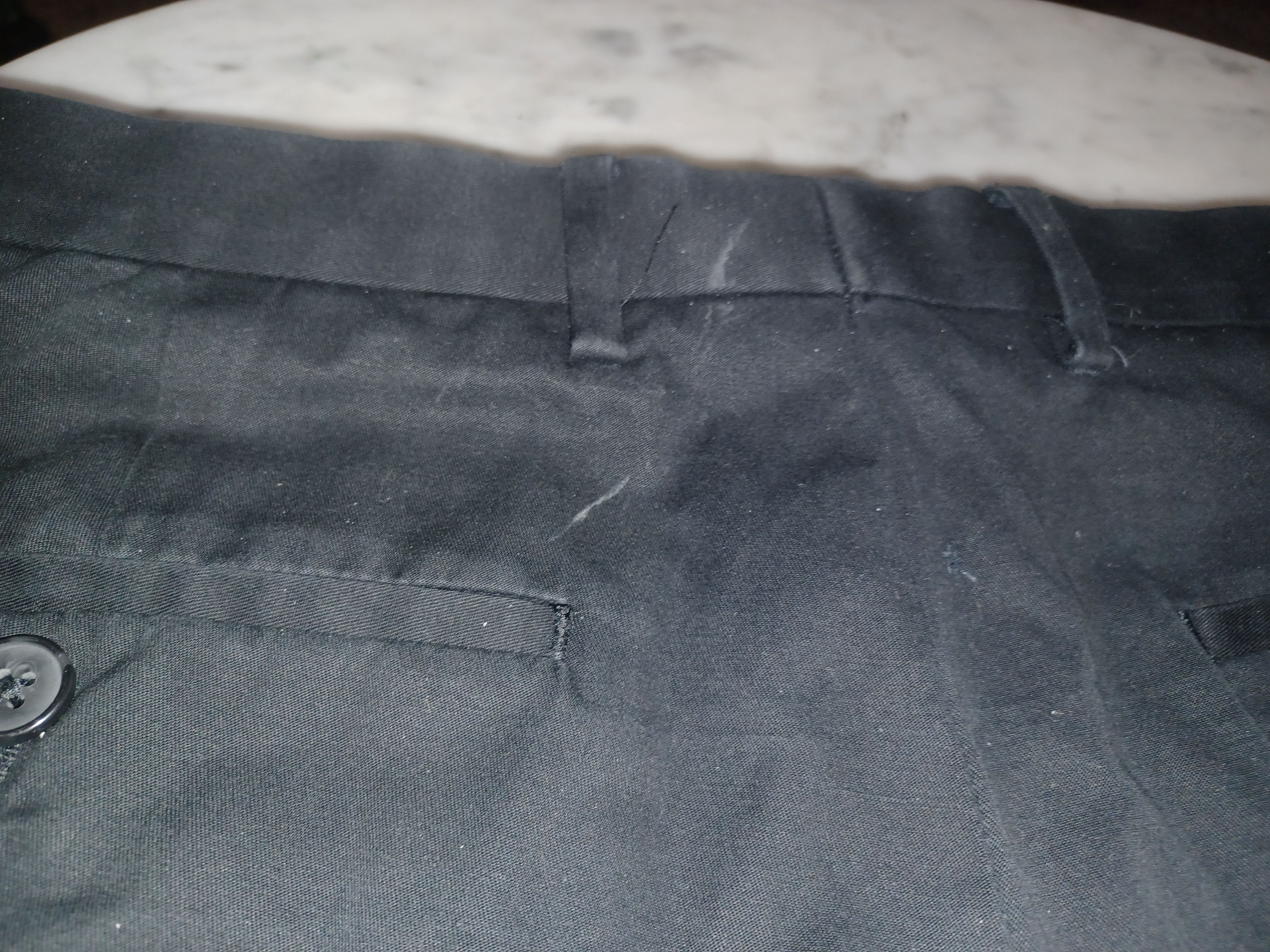 Express Express Men's Pants SZ 34 x 32 Black Size US 34 / EU 50 - 3 Thumbnail