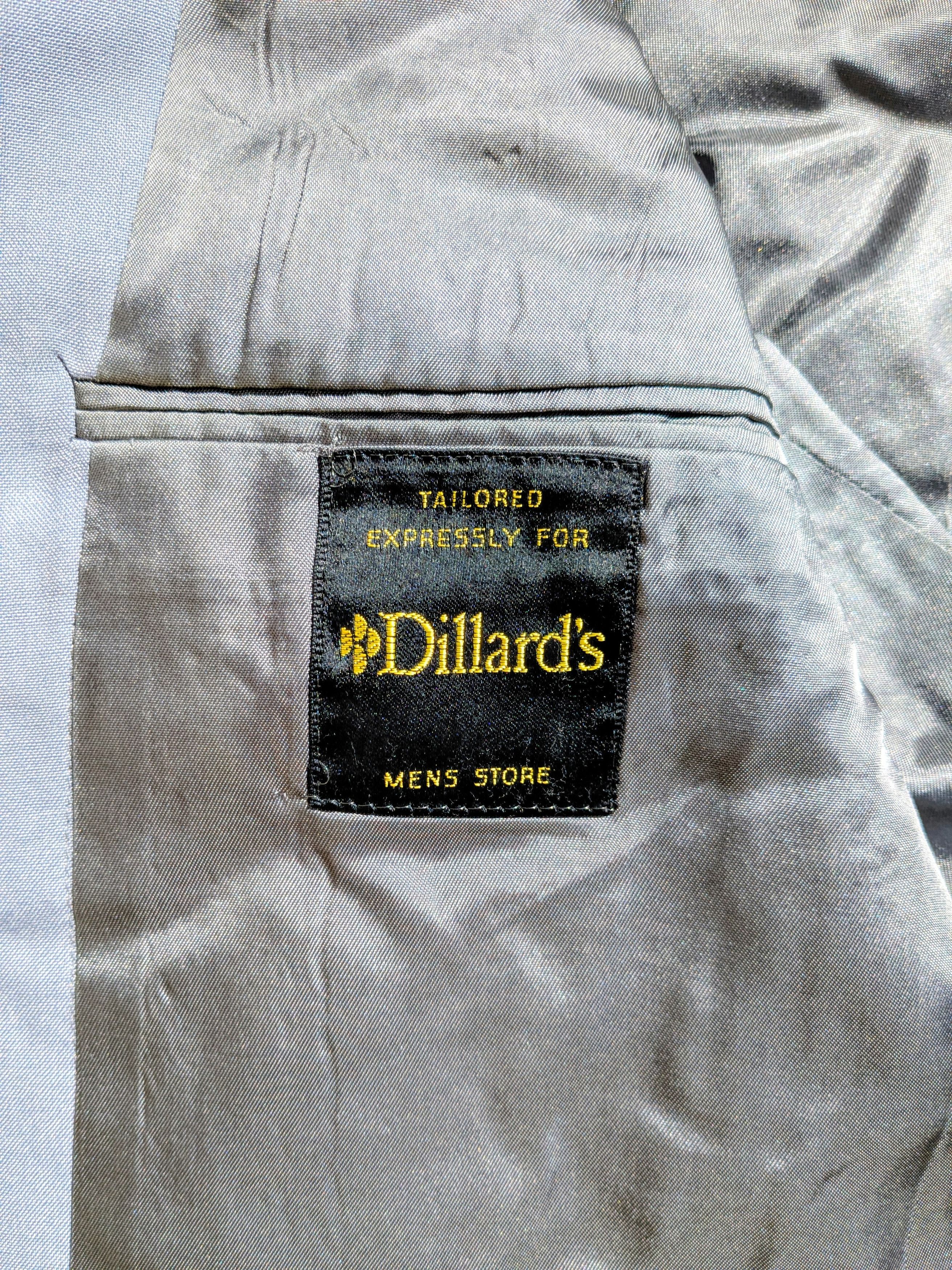 Dillard's VTG 1990s MARKS/MISSING BUTTON Dillards Single Breasted Coat Size 38S - 7 Thumbnail