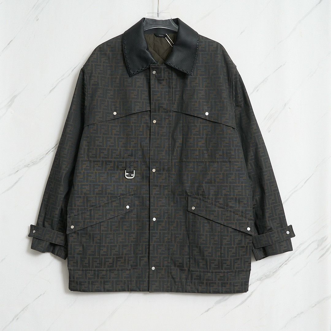 Fendi Fendi Monogram Padded Jacket Size US L / EU 52-54 / 3 - 1 Thumbnail