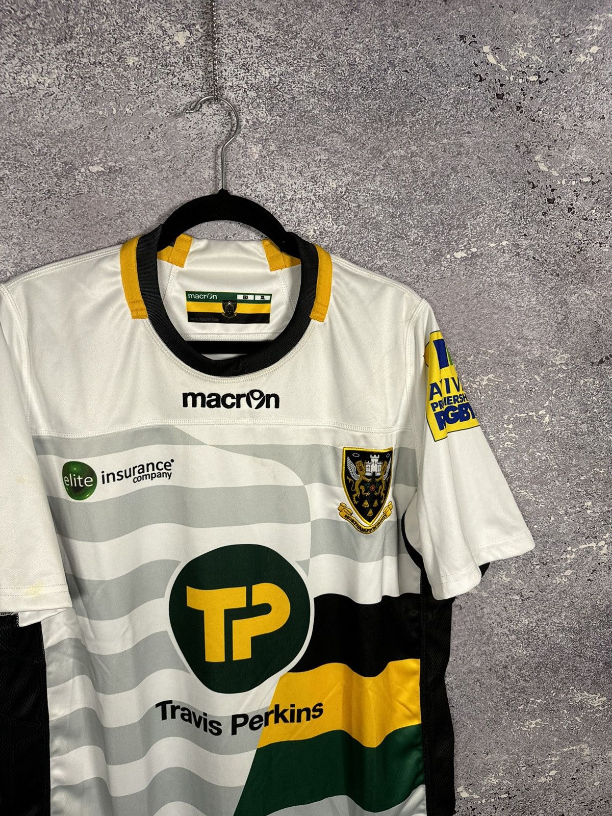 Macron × Vintage Vintage Northampton Saints Macron Rugby Team jersey blokcore Size US XL / EU 56 / 4 - 3 Thumbnail