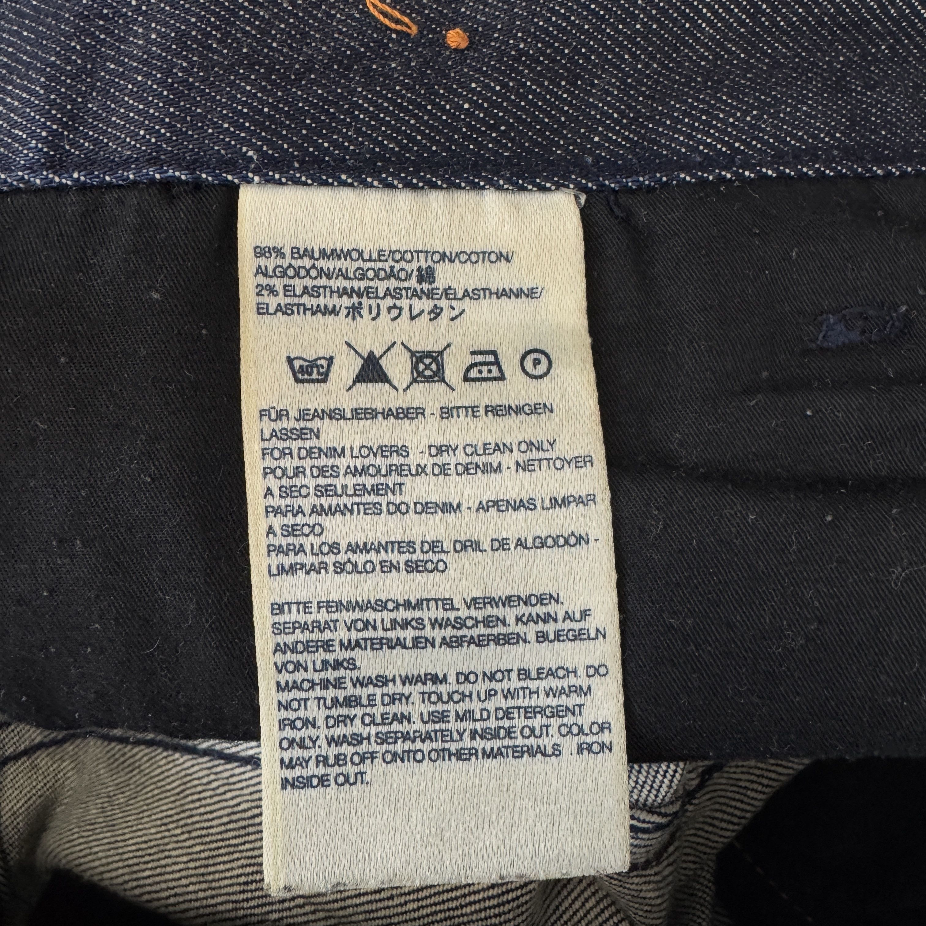 Y-3 jeans with zip pocket at the back Size 28" / US 6 / IT 42 - 10 Thumbnail