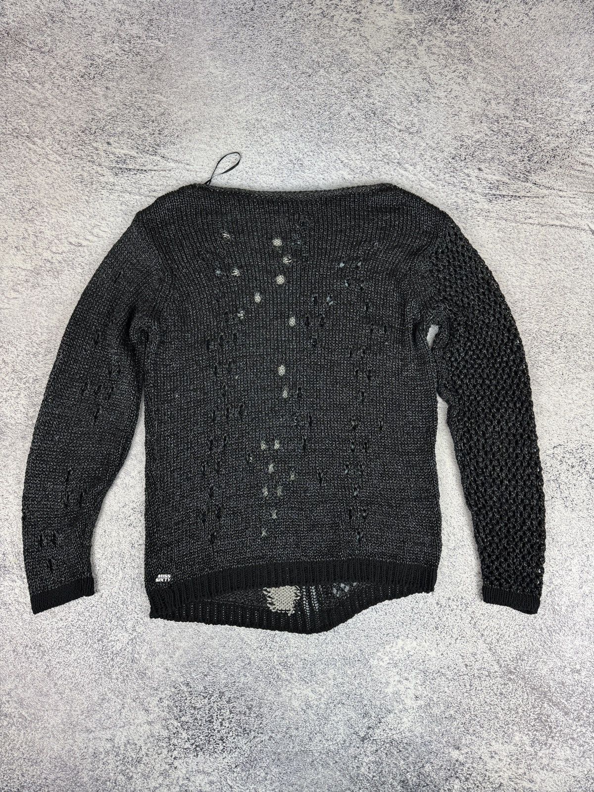 Miss Sixty miss sixty y2k grunge distressed knit cardigan mesh Size M / US 6-8 / IT 42-44 - 8 Thumbnail