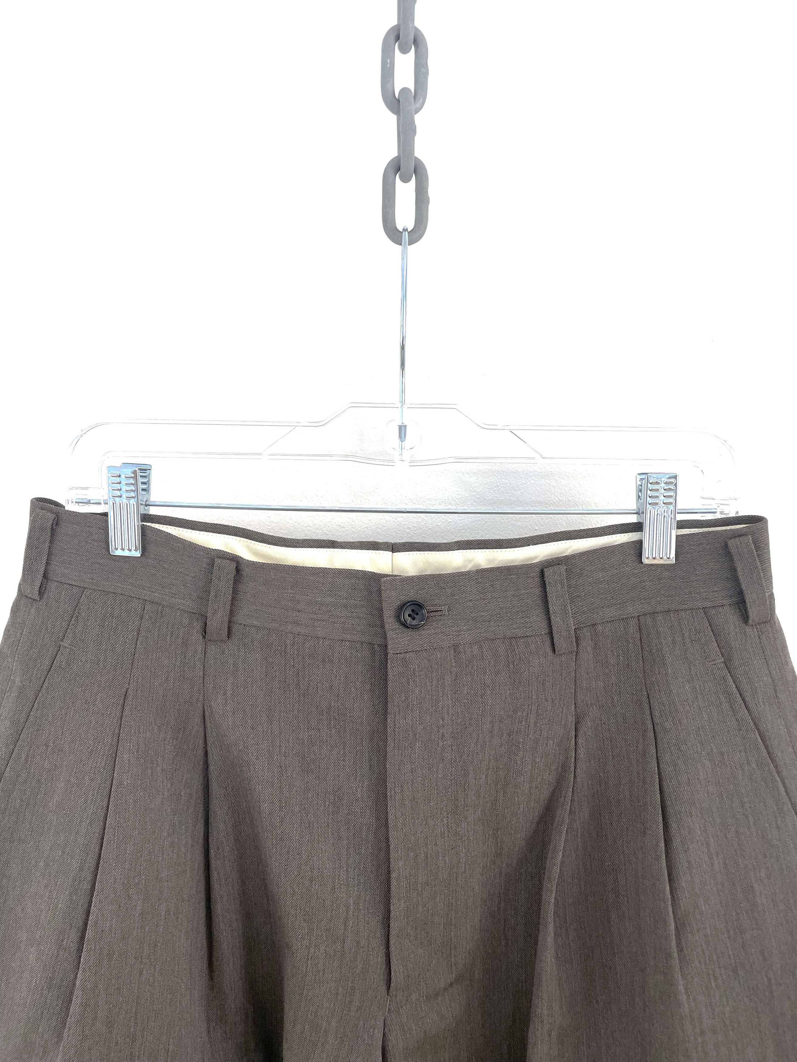 Comme des Garcons Homme Plus 2014 Wide Wool Shorts Size US 30 / EU 46 - 3 Thumbnail