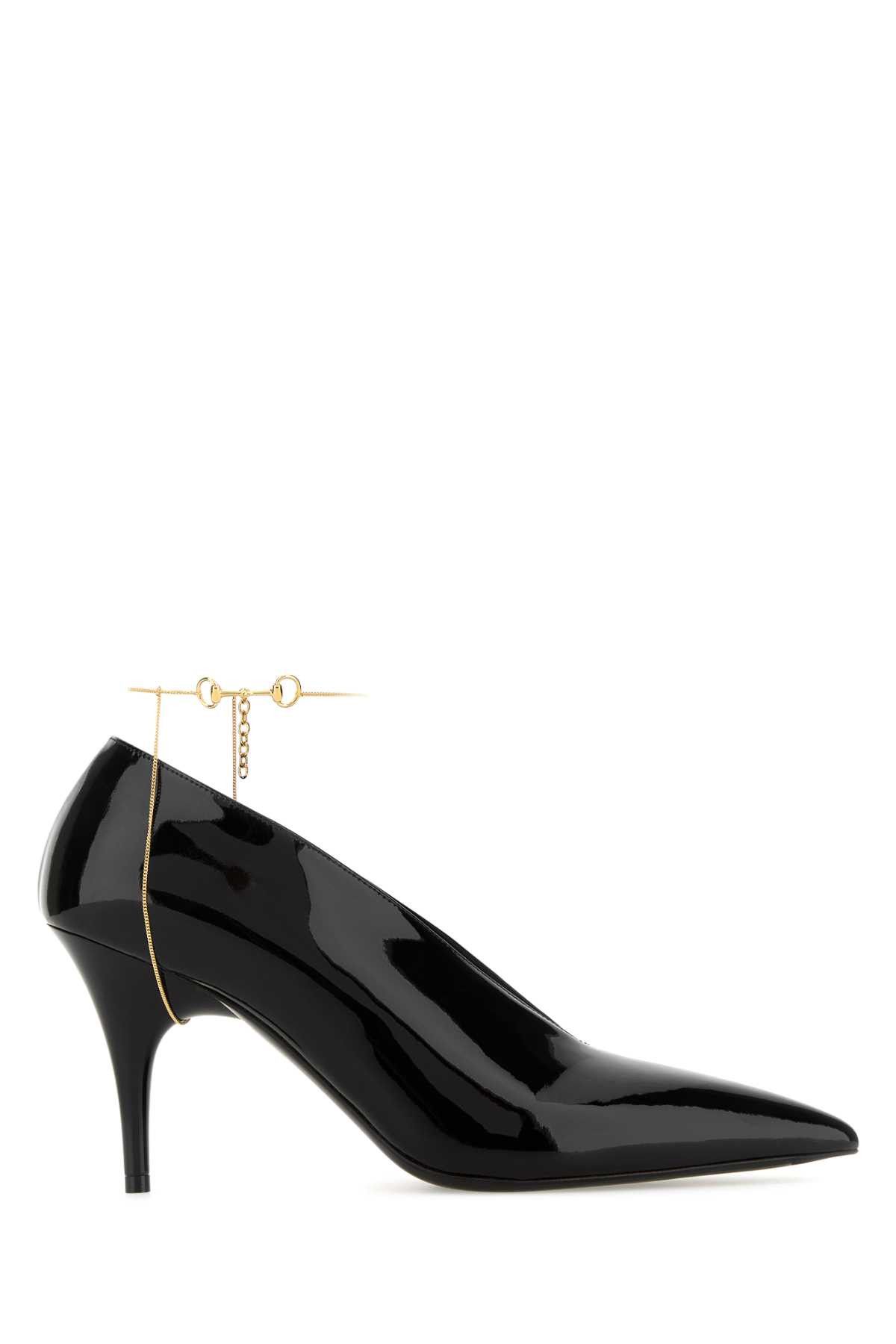Gucci Black Leather Gucci 97 Pumps Size US 10 / IT 40 - 1 Thumbnail