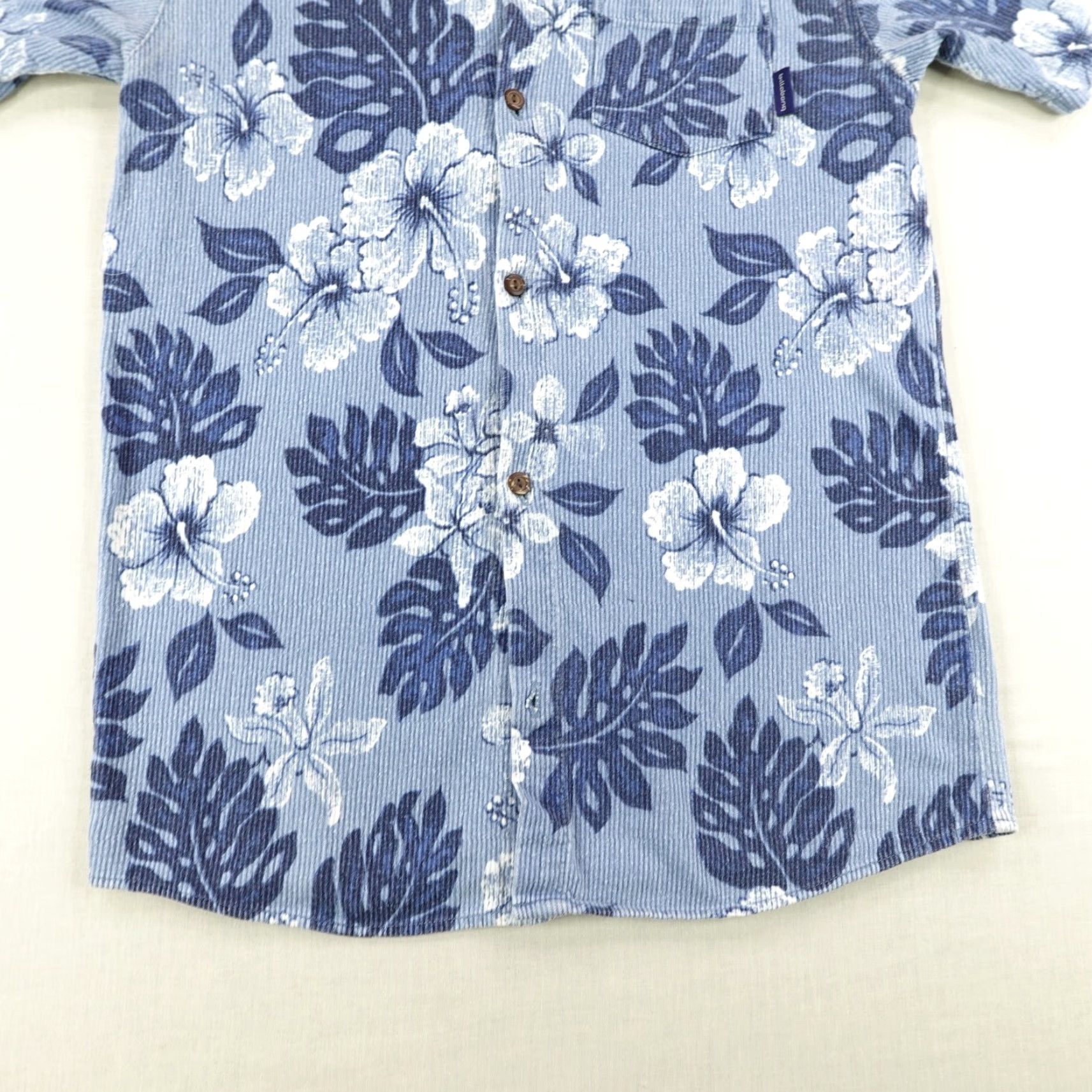 Billabong VINTAGE Billabong Men's Shirt Large Blue Floral Hawaiian Button-Up 90s Beach Surf Cotton Size US L / EU 52-54 / 3 - 4 Thumbnail