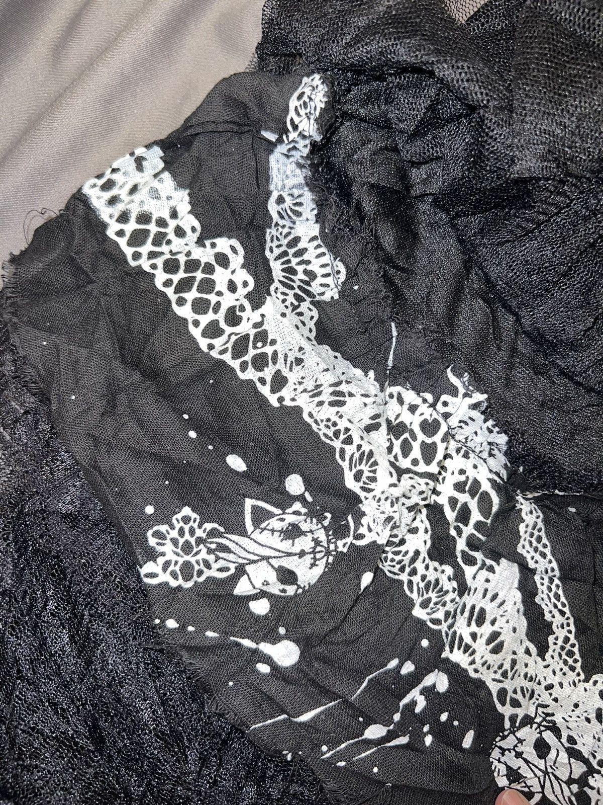 Japanese Brand H.naoto Hangry & Angry lace tutu skirt 🧛🏻‍♀️☠️ Size 26" / US 2 / IT 38 - 10 Thumbnail