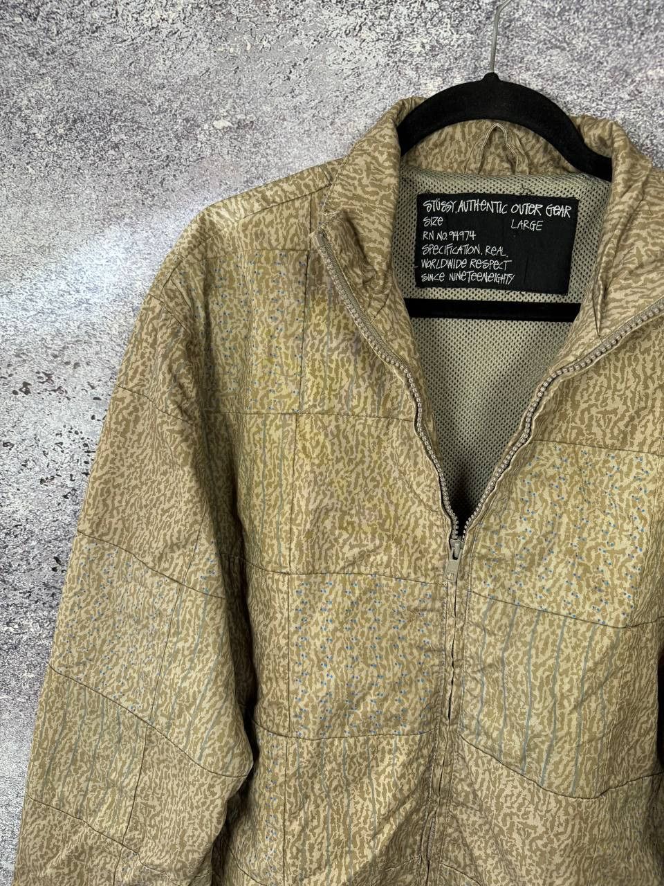Stussy 🔥90's STUSSY VINTAGE MILITARY CAMO JACKET Y2K LARGE Size US L / EU 52-54 / 3 - 4 Thumbnail