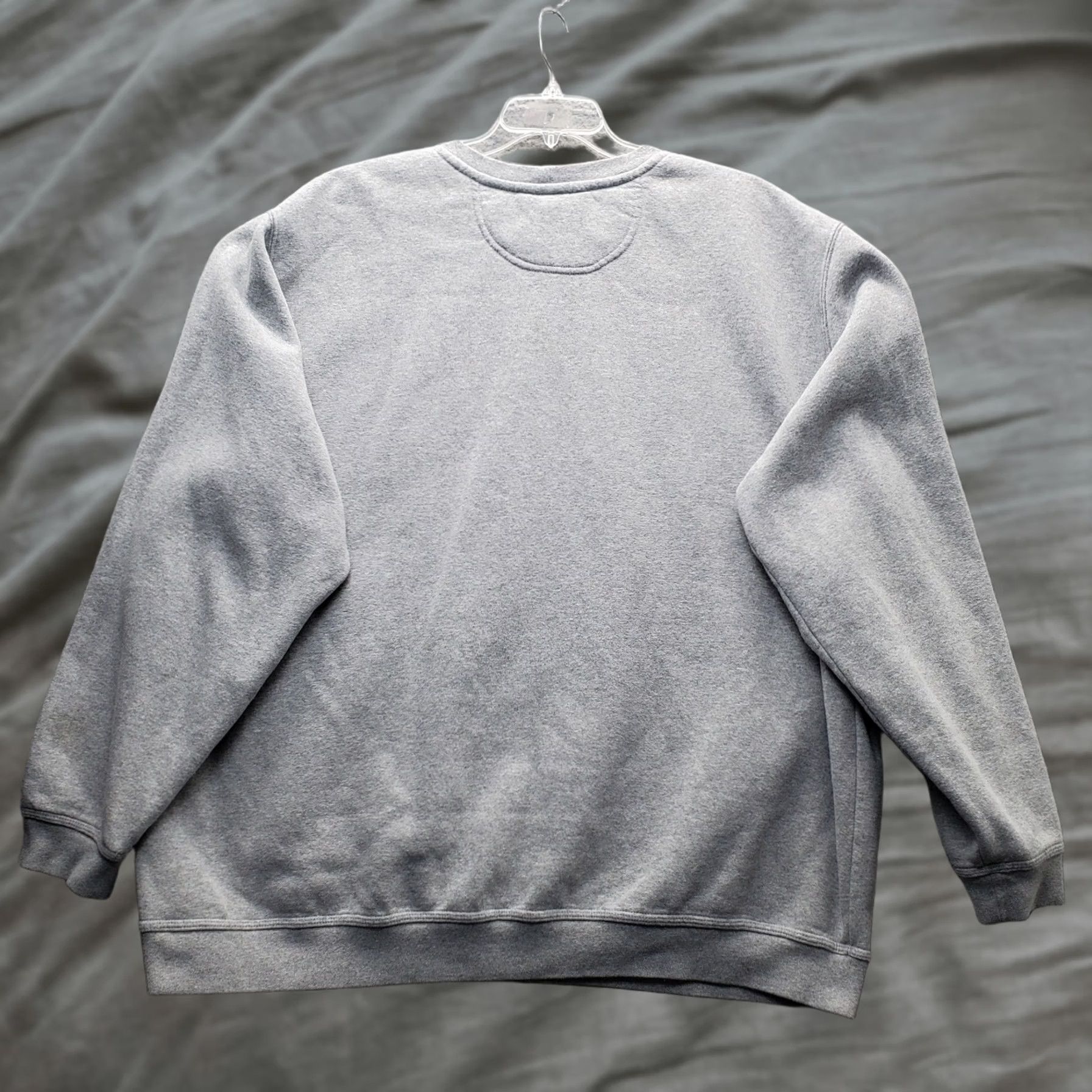 Carhartt Carhartt Mens Sweatshirt 3XL Gray Heather Fleece Lined Crew Neck Loose Fit Knit Pullover Shirt Size US XXL / EU 58 / 5 - 1 Thumbnail