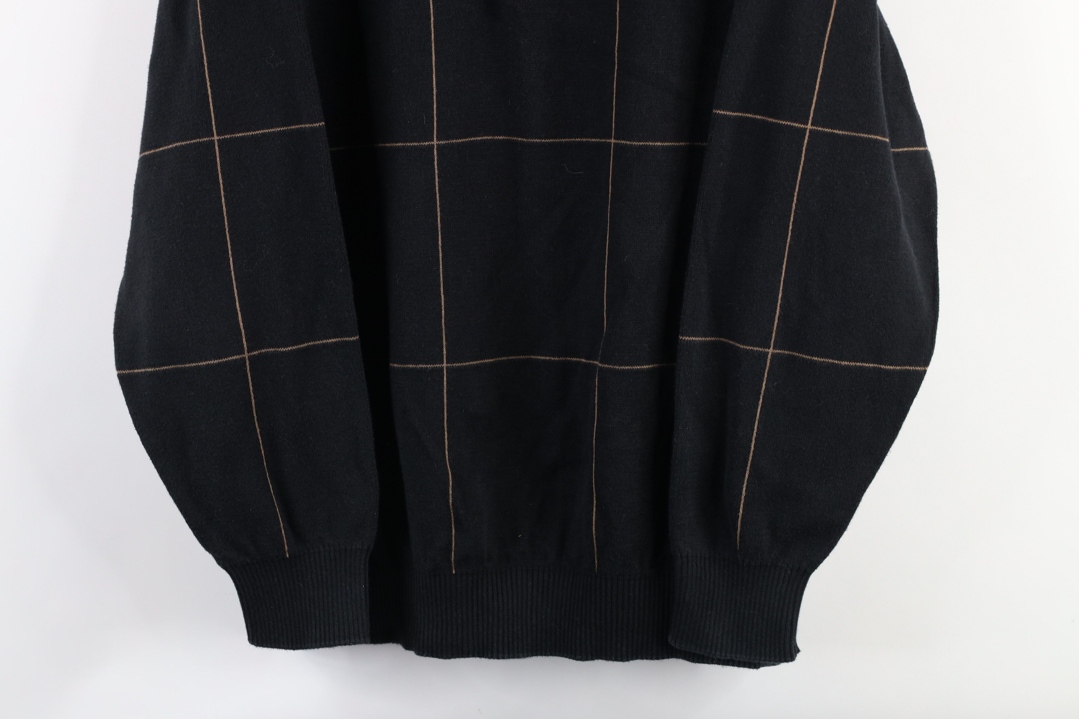 Vintage Vintage 90s Streetwear Heavyweight Pullover Collared Sweater Size ONE SIZE - 3 Thumbnail