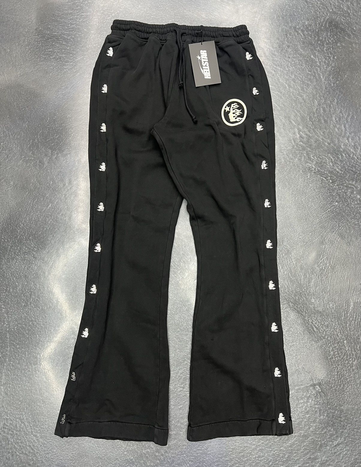 Hellstar Mirror Face Snap Sweatpants