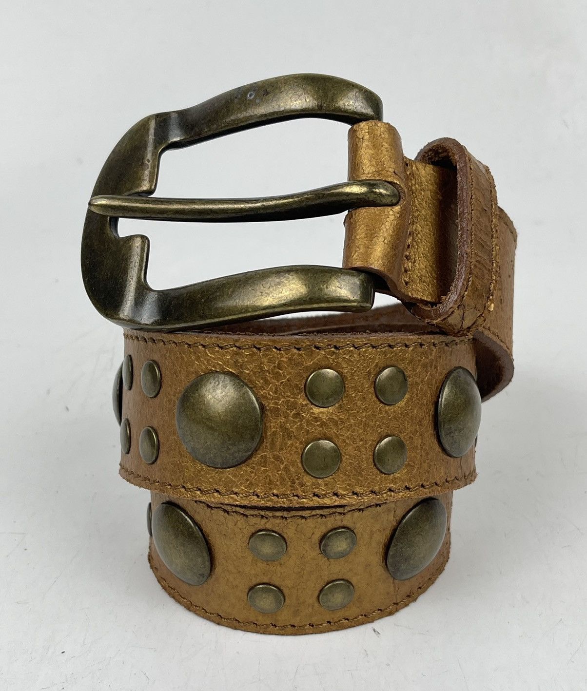 Japanese Brand × Seditionaries jun ashida made in italy studded leather belt tc34 Size ONE SIZE - 1 Thumbnail