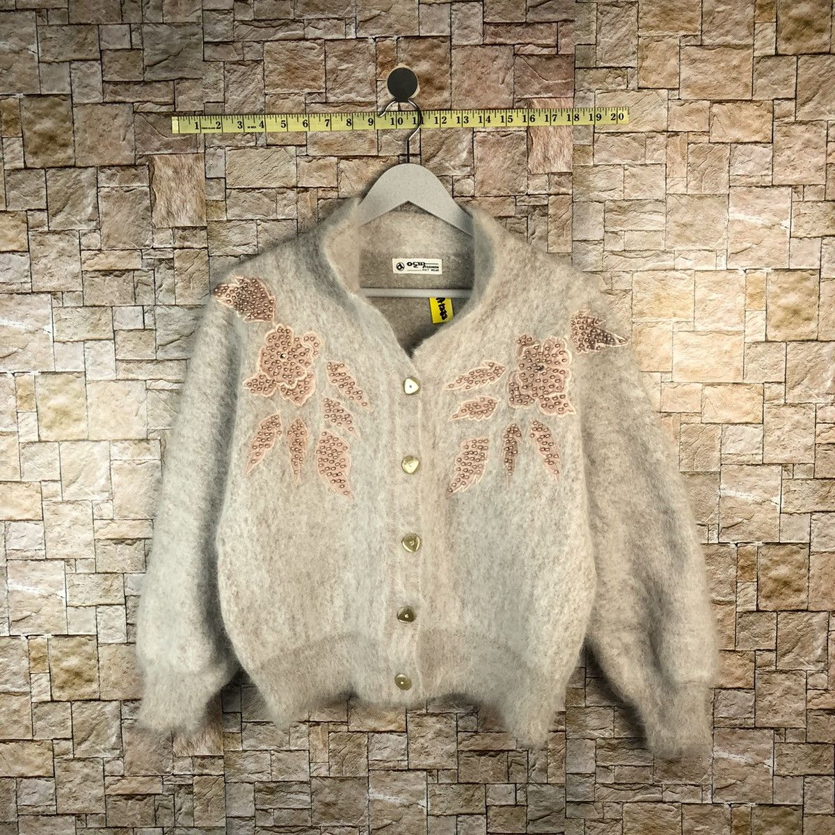Japanese Brand Japan vintage mohair fur shaggy Cardigan Knitwear #A1232 Size S / US 4 / IT 40 - 1 Thumbnail