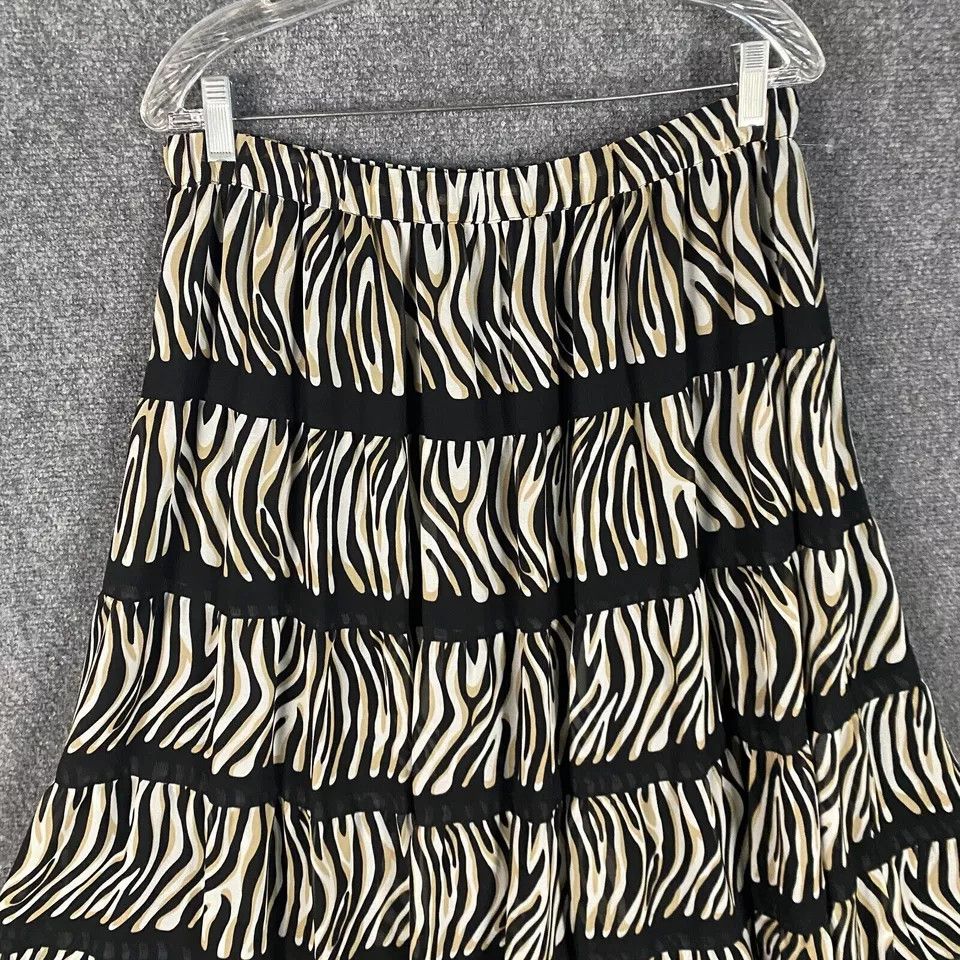 Other Alfred Dunner Skirt Women's 12P Petite Elastic Pull On Size 34" / US 12 / IT 48 - 6 Thumbnail