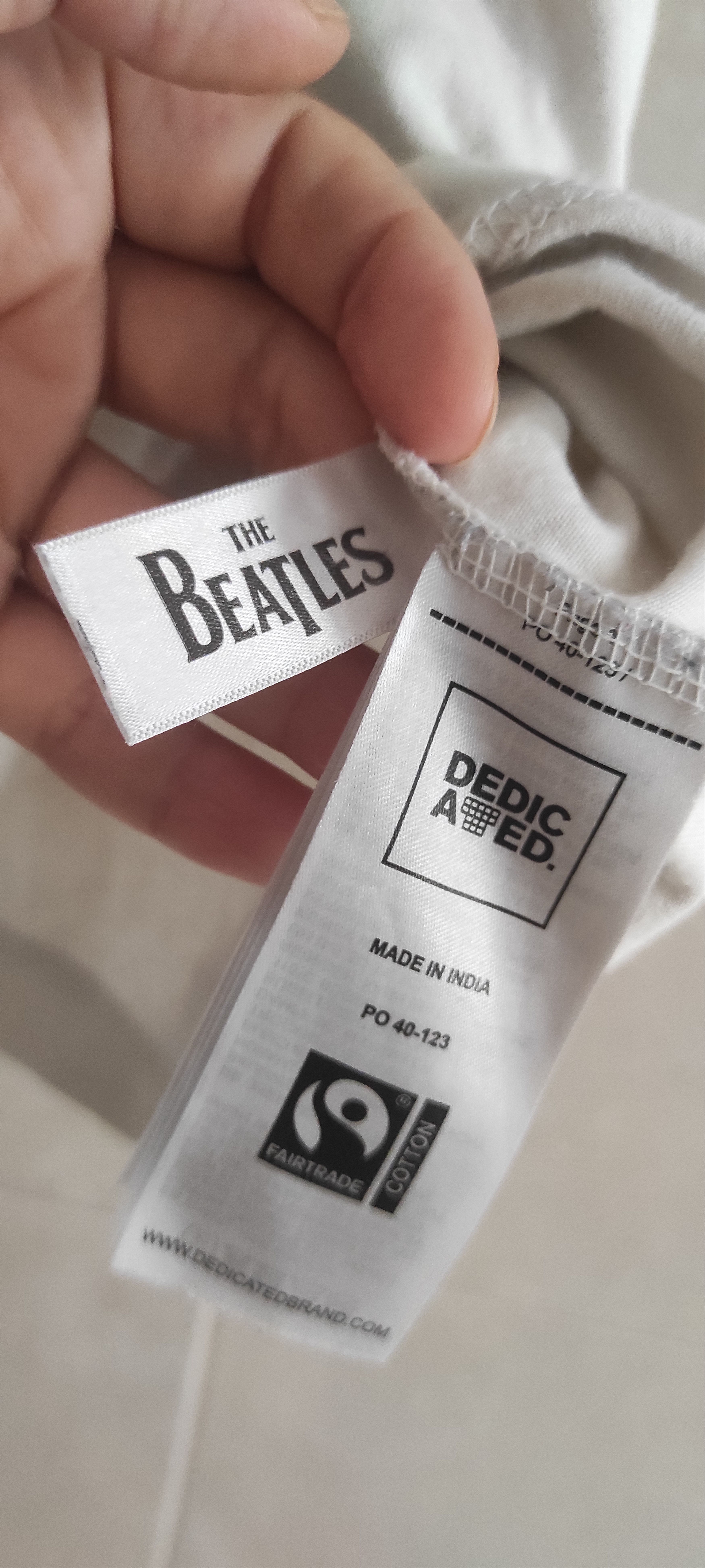 Band Tees Dedicated Organic Cotton THE BEATLES Beatles Band T-shirt Size US M / EU 48-50 / 2 - 8 Thumbnail
