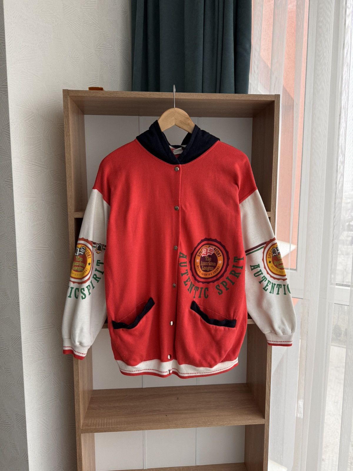 NBA × Vintage Vintage New York Mets Authentic Spirit Button Hoodie Size US L / EU 52-54 / 3 - 9 Thumbnail