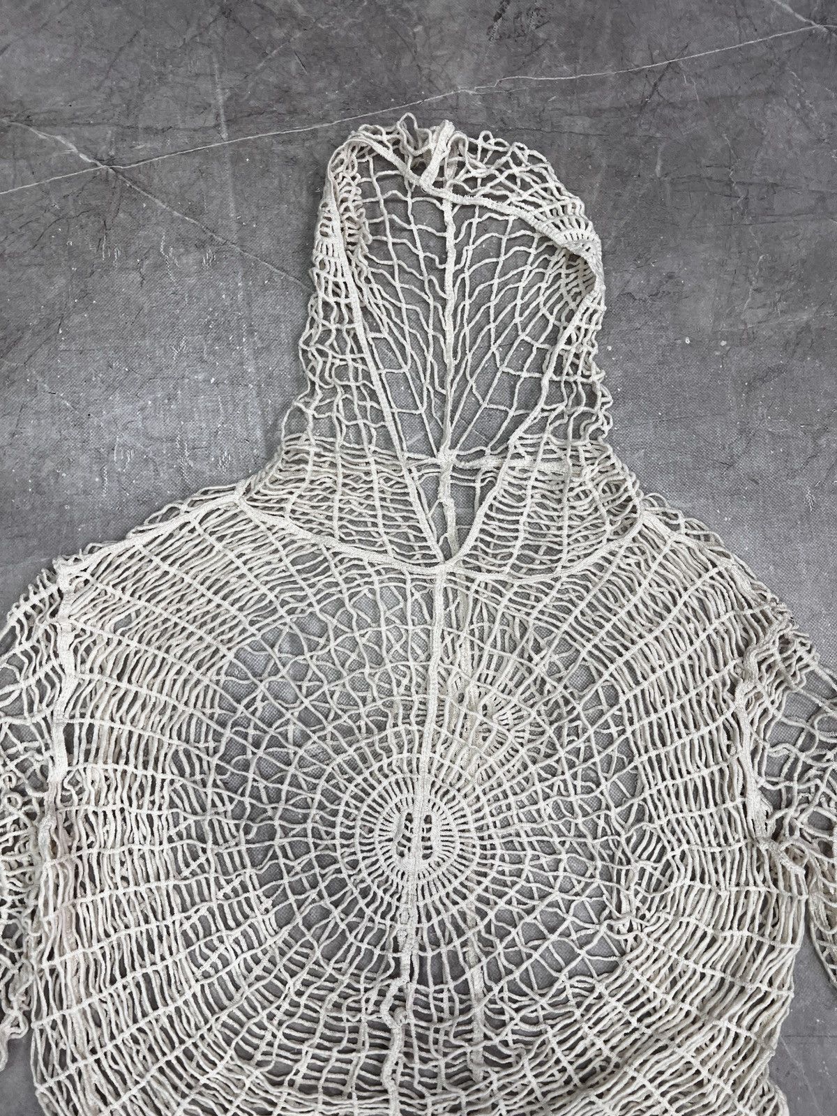 Japanese Brand Spider mesh top hoodie Jean Paul Gaultier style Size US L / EU 52-54 / 3 - 4 Thumbnail