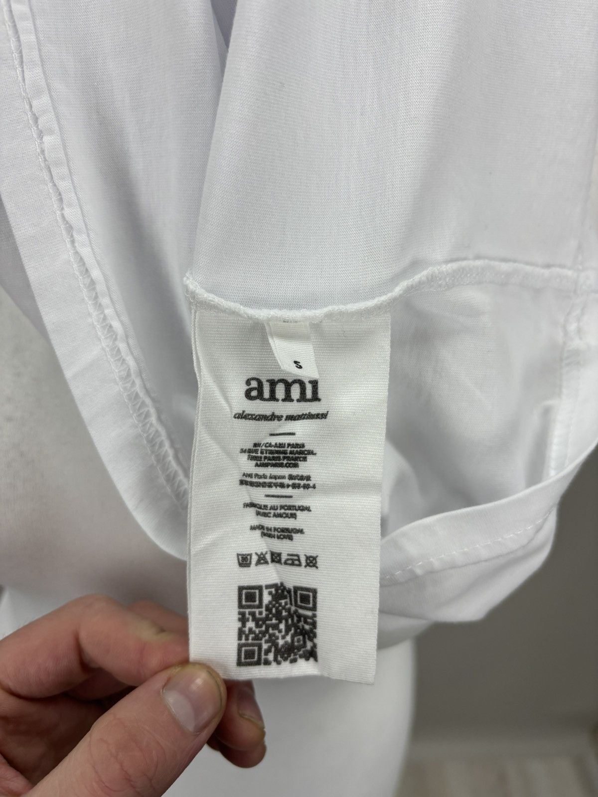 AMI Womens t shirt Alexandre Mattiussi AMI Size S Color White Size S / US 4 / IT 40 - 13 Thumbnail