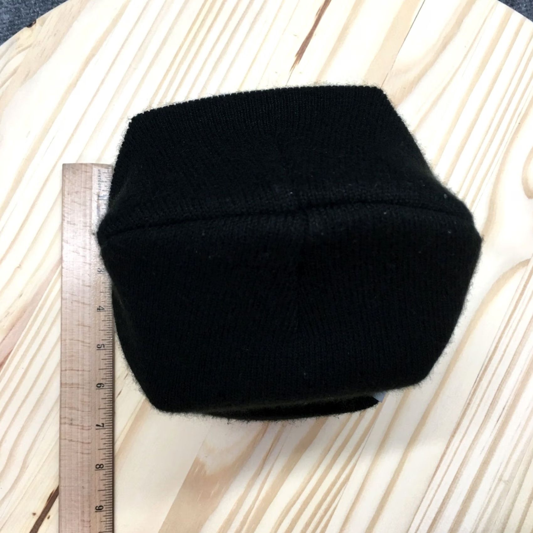 Carhartt Carhartt Beanie Hat Mens One Size Black Embroidered Logo River City Lawn Care Knit Cap Size ONE SIZE - 3 Thumbnail