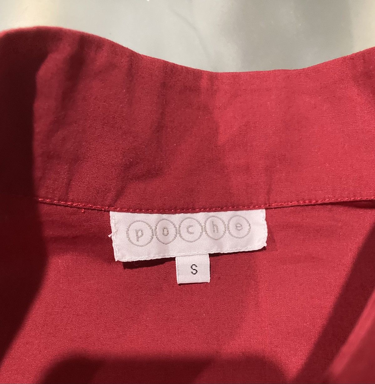 Japanese Brand 2000s Runway Deep Red Sleeveless Collar Top Y2K Size S / US 4 / IT 40 - 10 Thumbnail