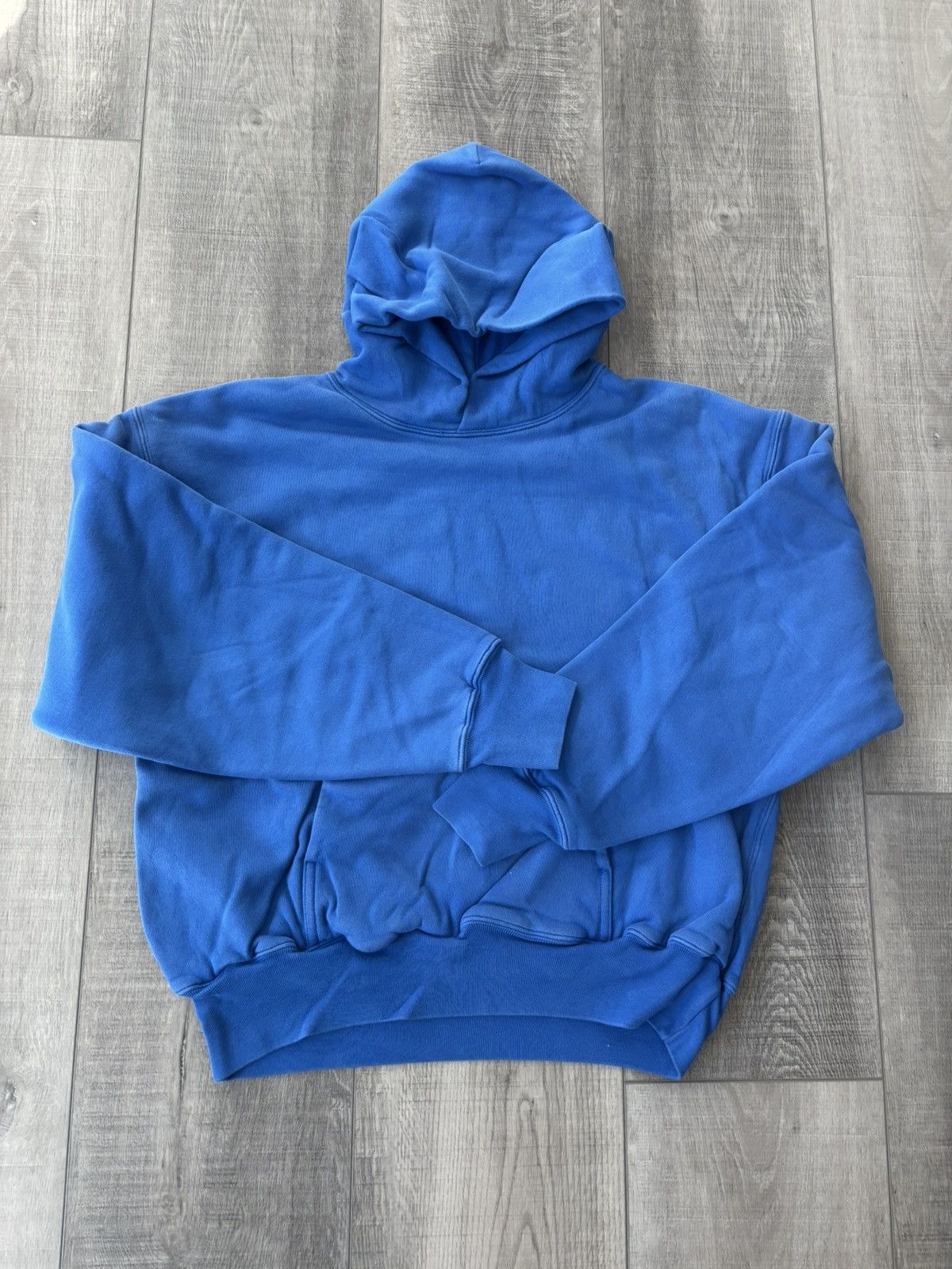 Gap × Yeezy Yeezy Gap Perfect Hoodie Blue Medium | Grailed