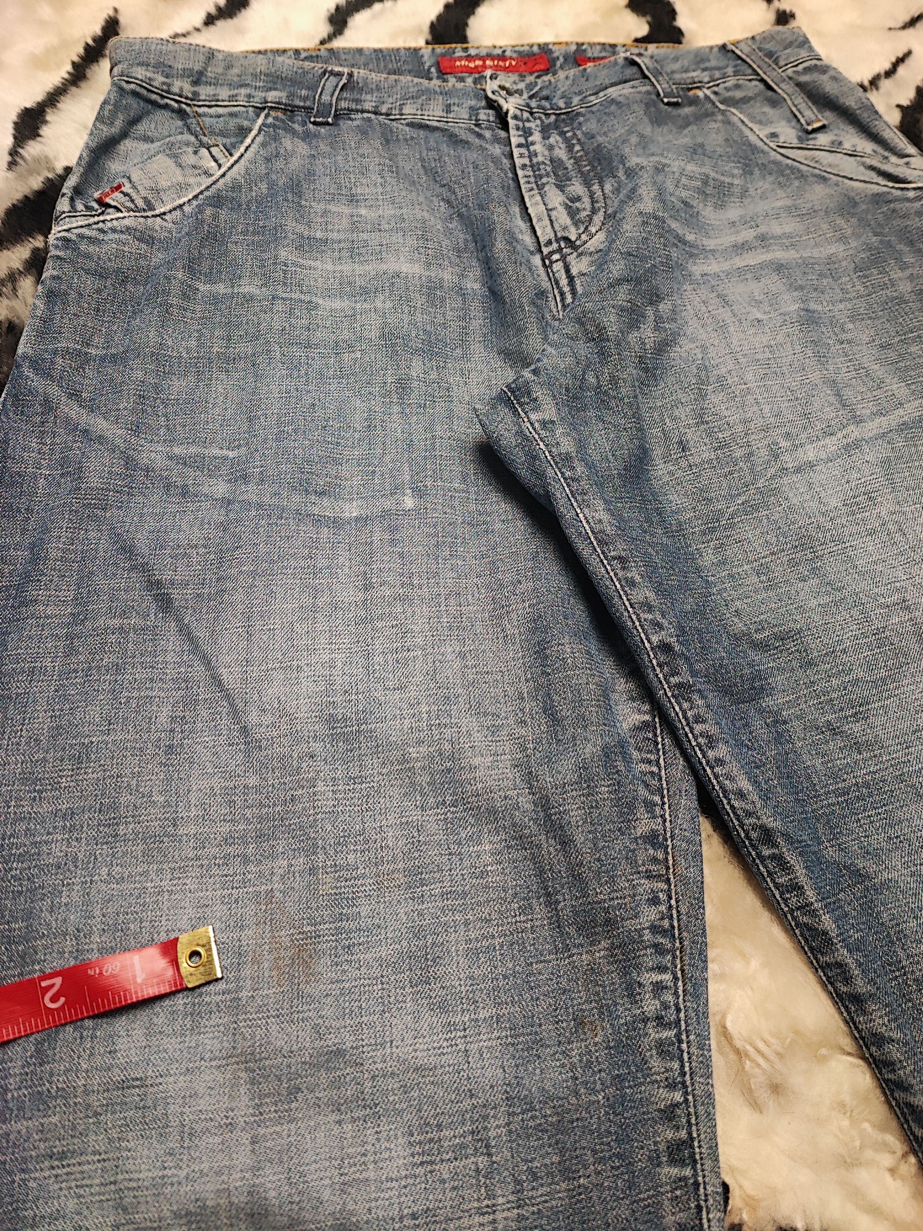 Jean Miss Sixty Bootcut Vintage Washed Flared Jeans Y2K Size 31" - 6 Thumbnail