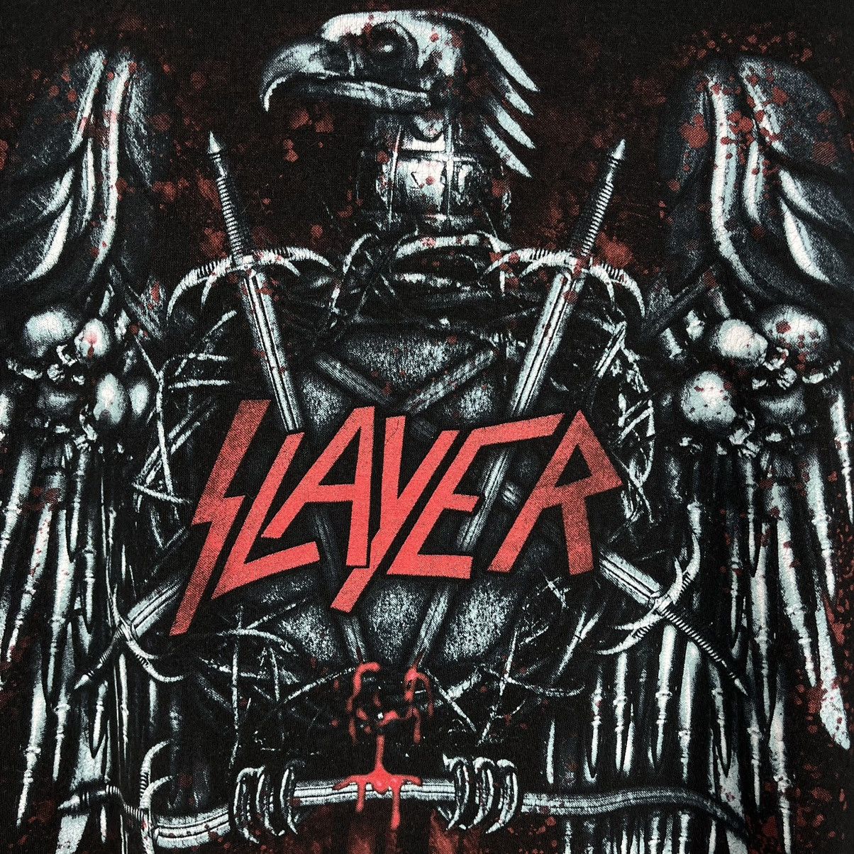 Band Tees Vintage Slayer rare metal rock band tee 90’s Size US XL / EU 56 / 4 - 9 Thumbnail