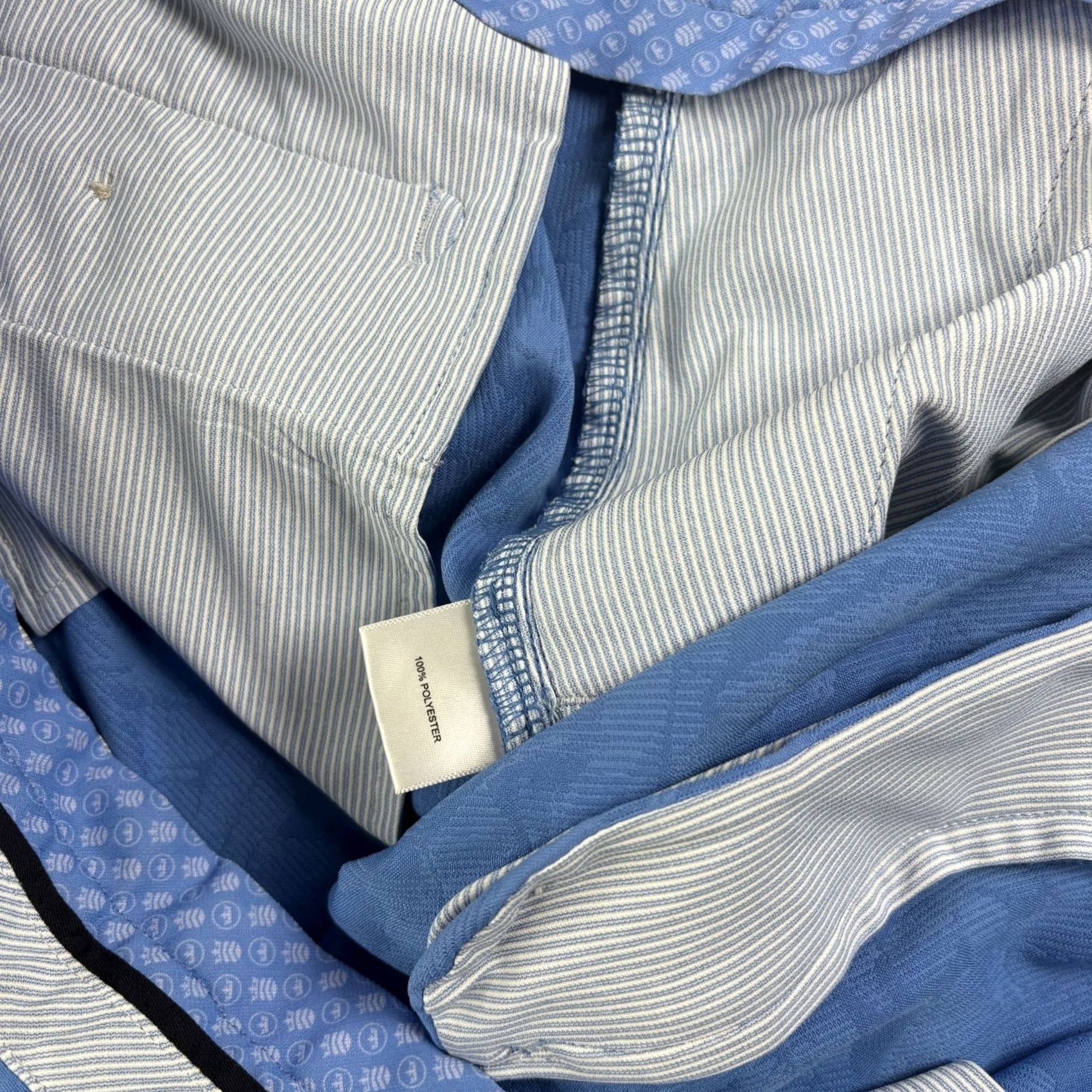 Peter Millar Peter Millar Shorts Mens Size 40 Blue Chino Salem Performance Golf Stretch Shirt? Size US 40 / EU 56 - 3 Thumbnail