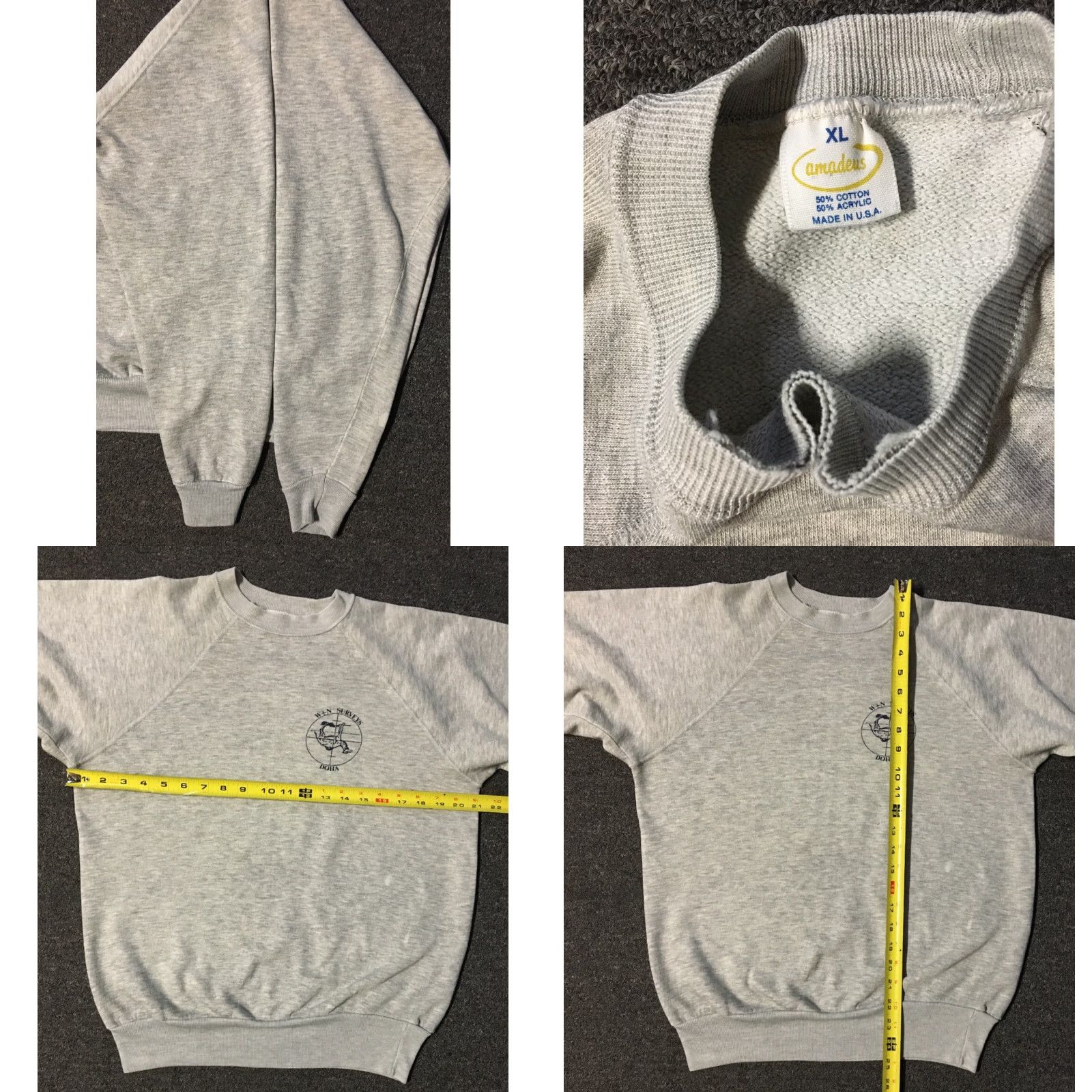 Camel Vtg 80s Doha Qatar Camel Land Survey Faded Distress Sweatshirt M USA Grunge 90s Size US M / EU 48-50 / 2 - 8 Thumbnail
