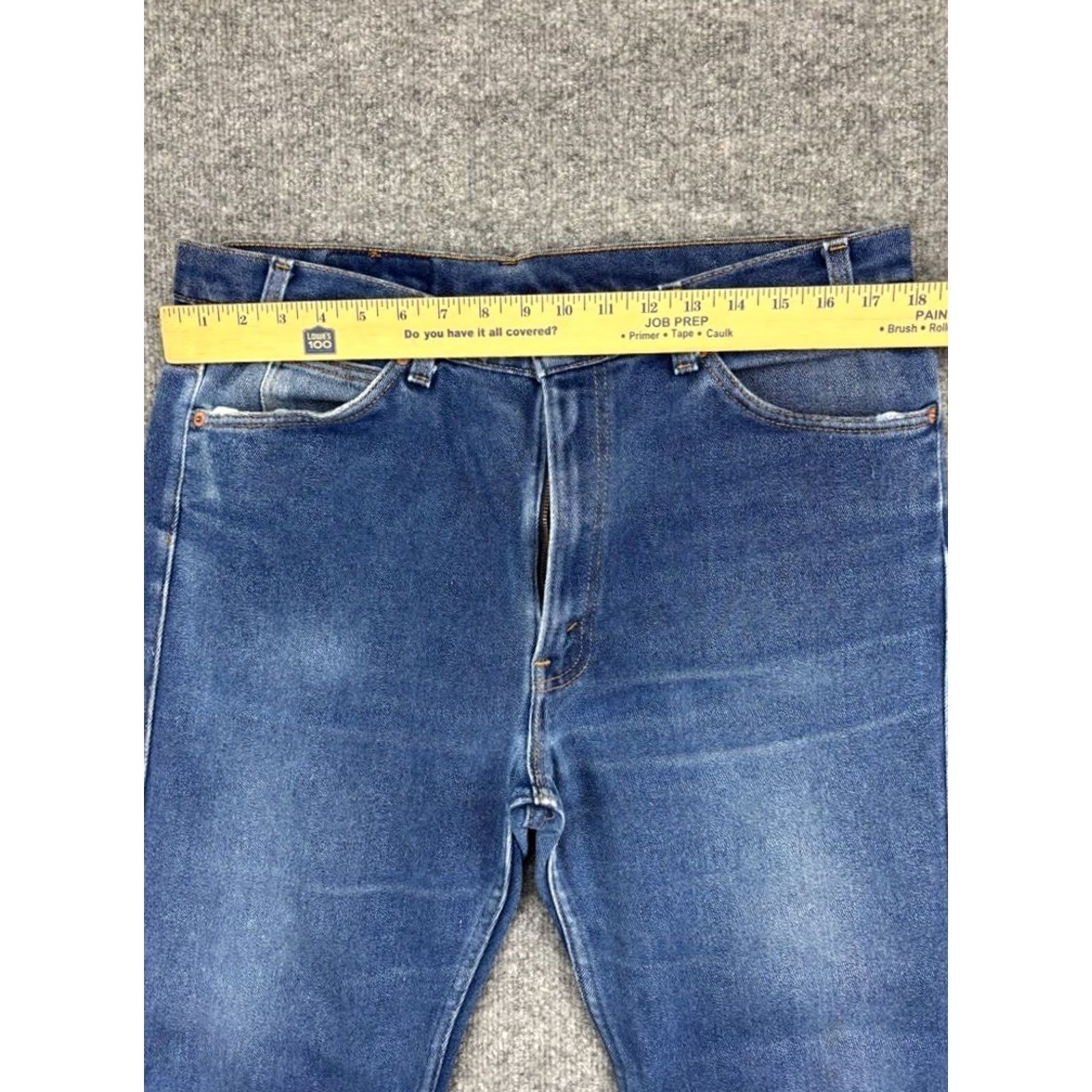 Levi's VINTAGE Levi's Orange Tab Jeans Mens W36 x L27 Bootcut 80s USA Made Regular Denim Blue 27 Inseam Boys? Size US 36 / EU 52 - 3 Thumbnail
