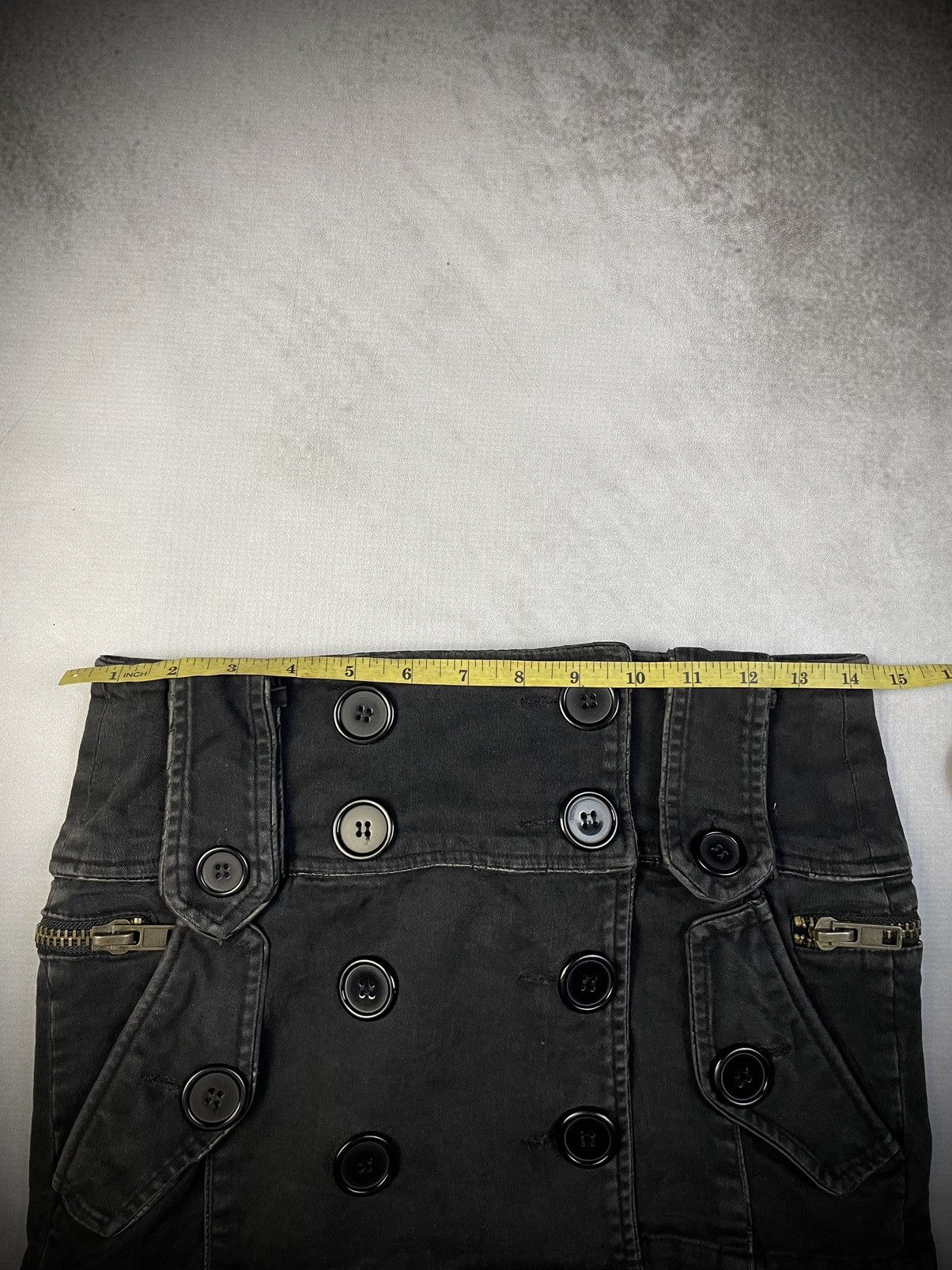 Japanese Brand 2000s Heaven and Earth Military Cargo Mini Skirt Size 27" / US 4 / IT 40 - 13 Thumbnail