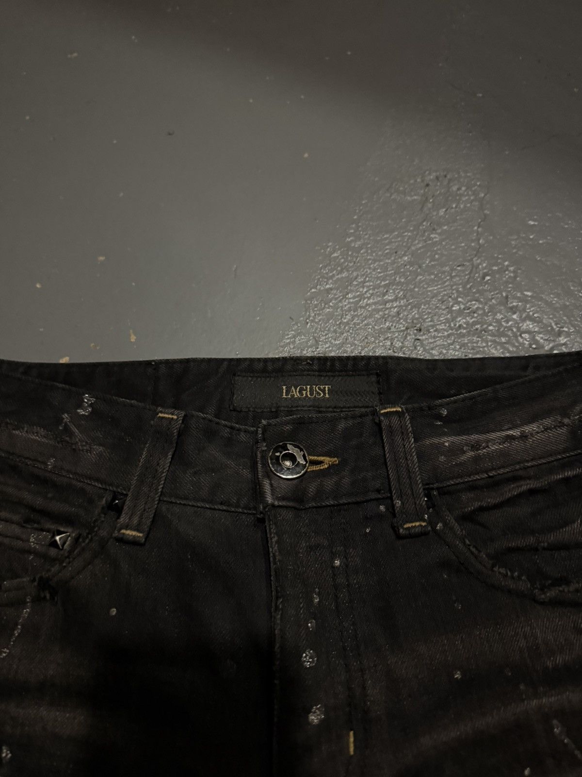 Other Korean studded black jeans Size US 28 / EU 44 - 2 Thumbnail
