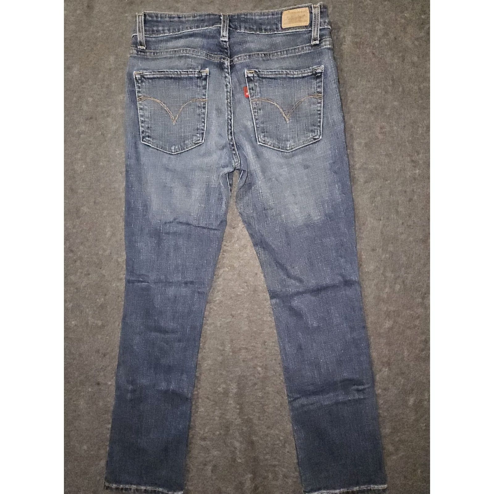 Levi's Levi's Mid Rise Skinny Jeans Women's 6 Regular Dark Denim Red Tab 90s College Casual Size 28" / US 6 / IT 42 - 6 Thumbnail