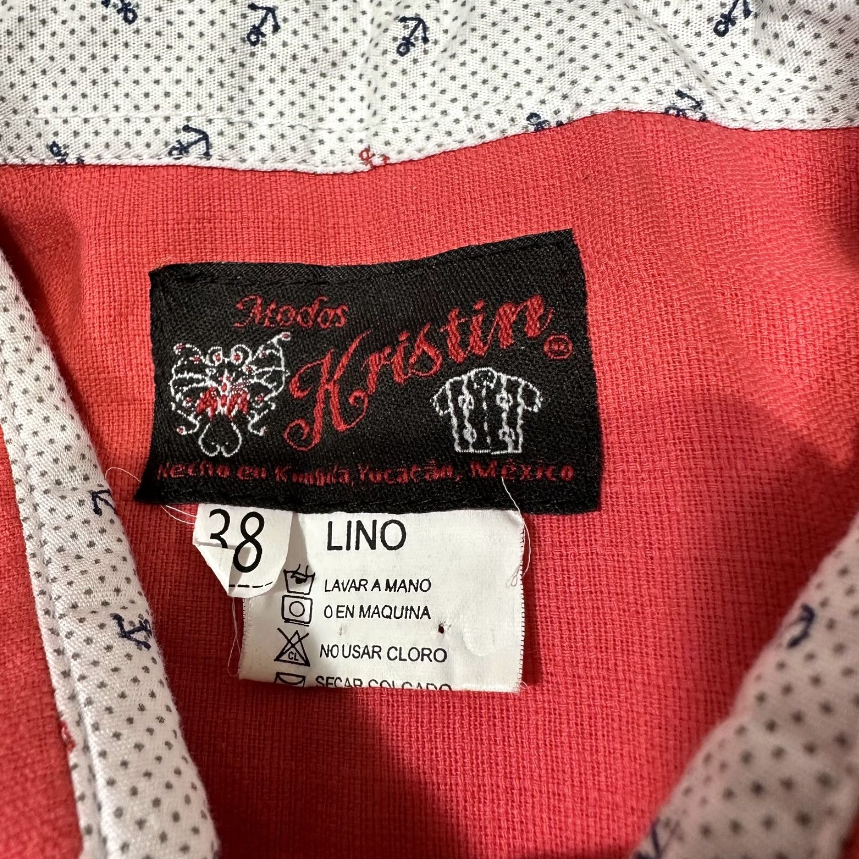 Pinko VINTAGE Kristin Modos Pink Linen Shirt Short Sleeve Button Up Relax Textured Men 38 Shirt Mens Pink Linen Short Sleeve Button-Up 38 Size US M / EU 48-50 / 2 - 4 Thumbnail