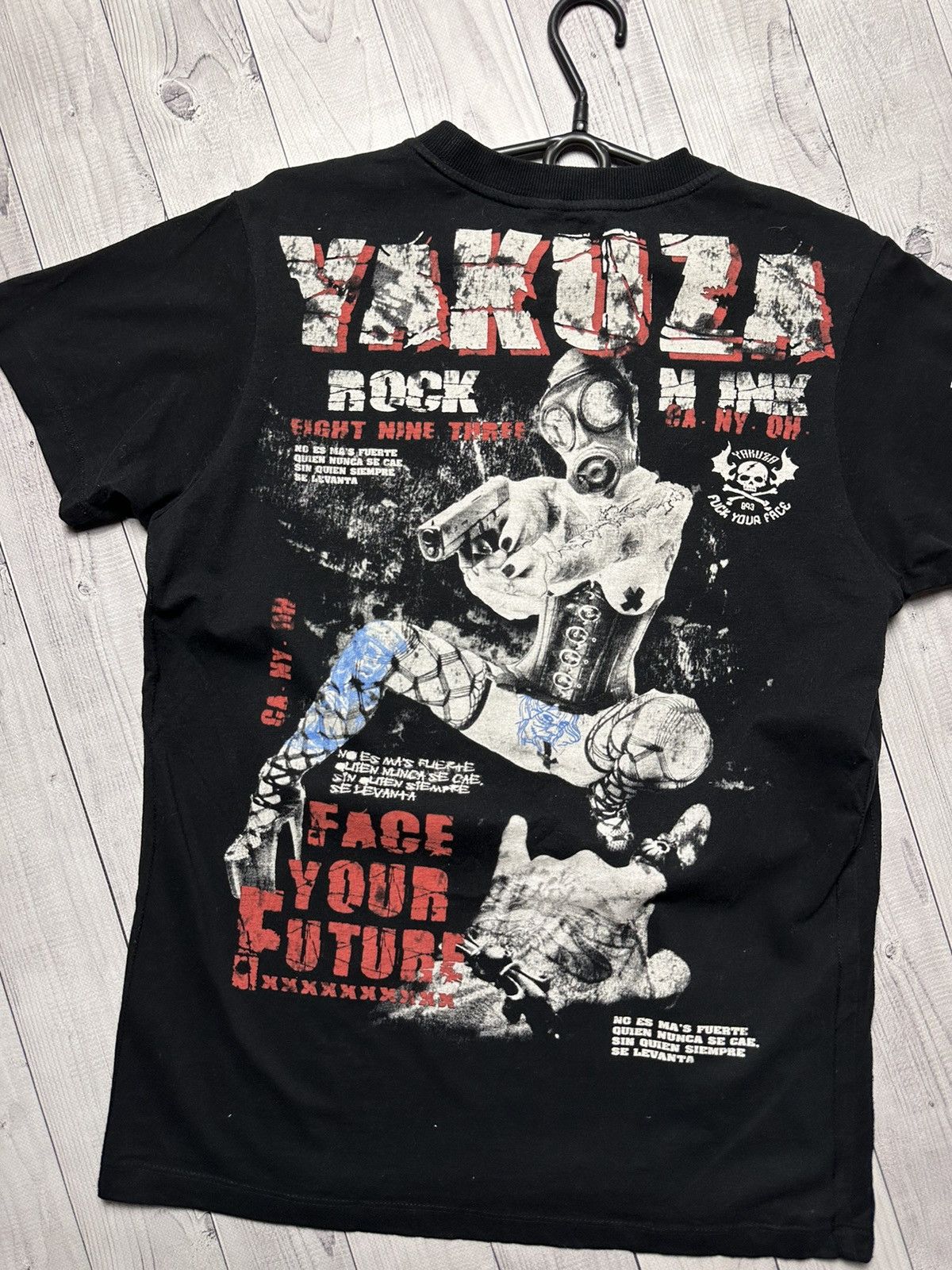 Vintage Vintage Yakuza big logo tee rare rock band tee size L Size US L / EU 52-54 / 3 - 2 Thumbnail