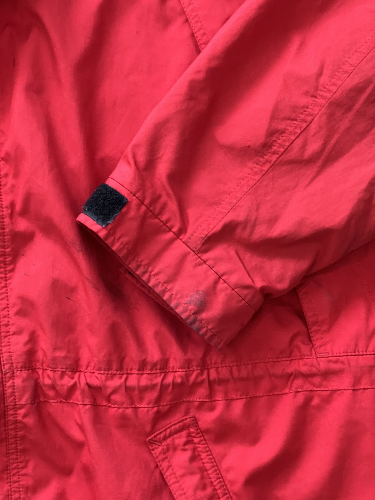 The North Face × Vintage Vintage 90s The North Face Red Weather Zip Up Jacket Large Size US L / EU 52-54 / 3 - 5 Thumbnail