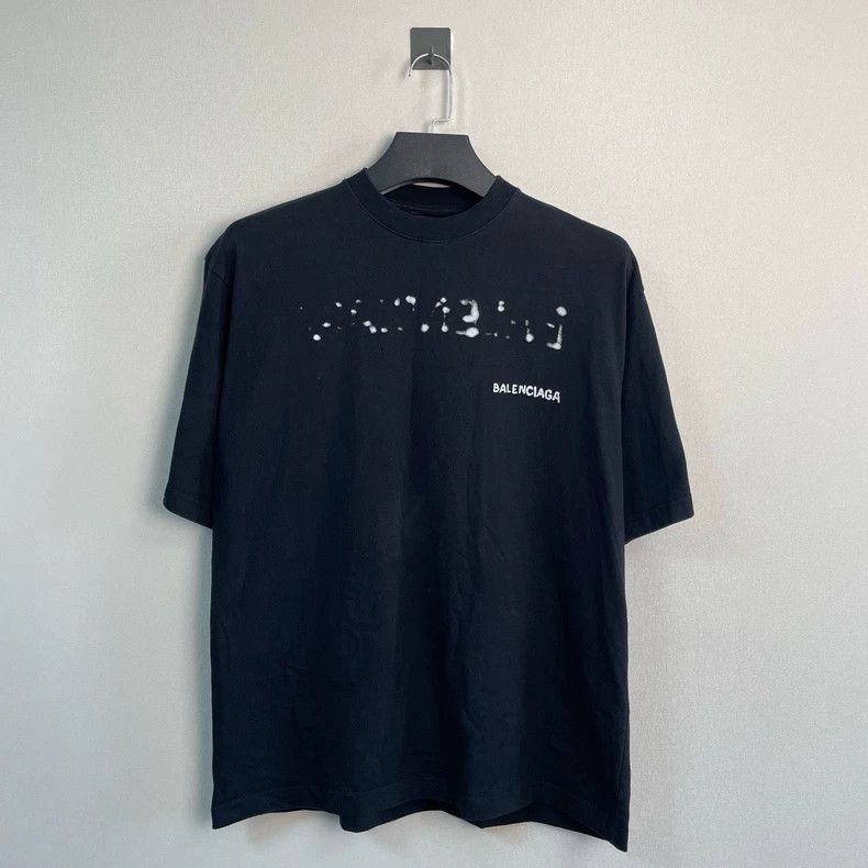 Balenciaga Balenciaga Blurred Graffiti Alphabet Short Sleeve Size US XS / EU 42 / 0 - 1 Thumbnail